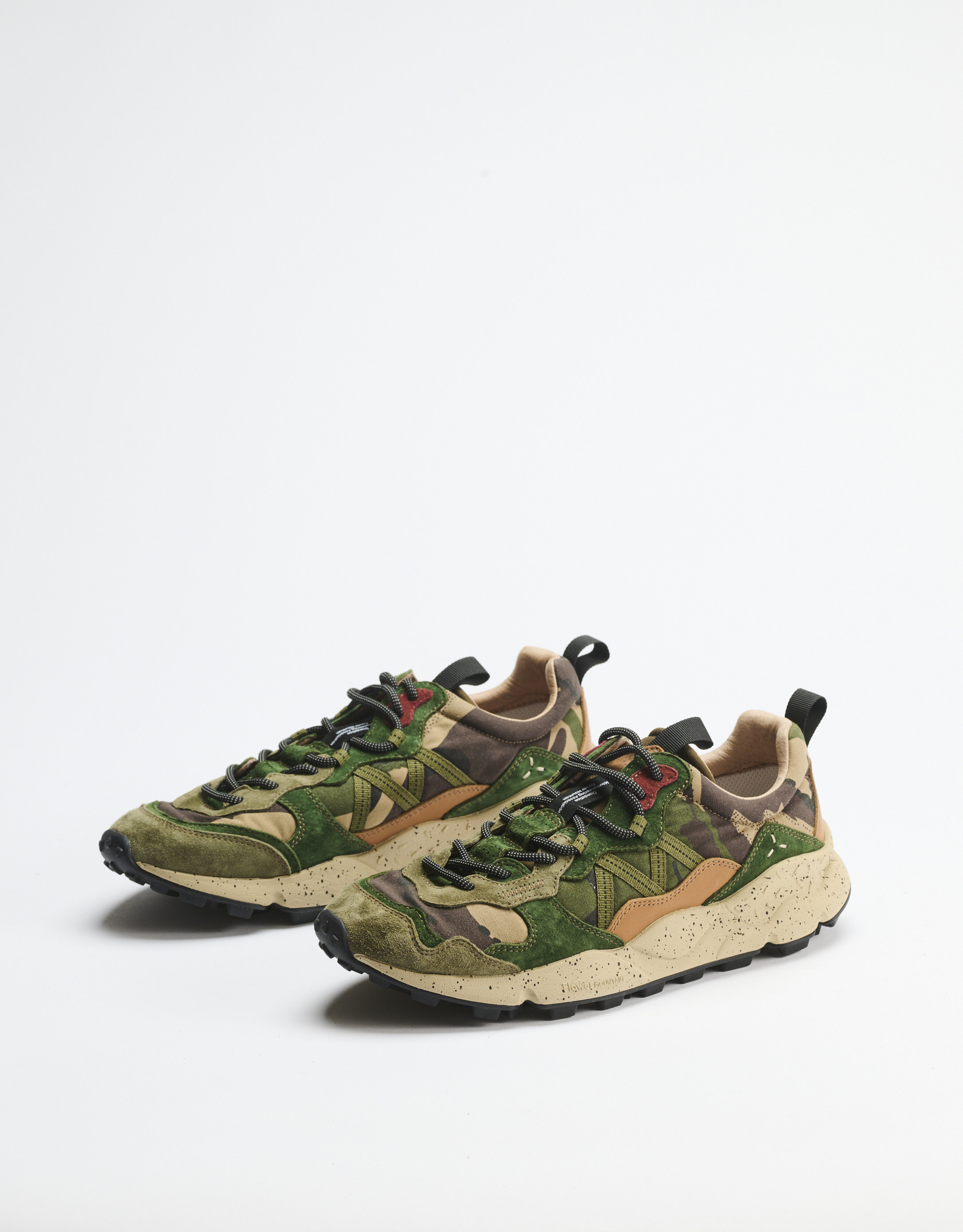 נעלי גברים - Flower Mountain - סניקרס LENZAN - ירוק2