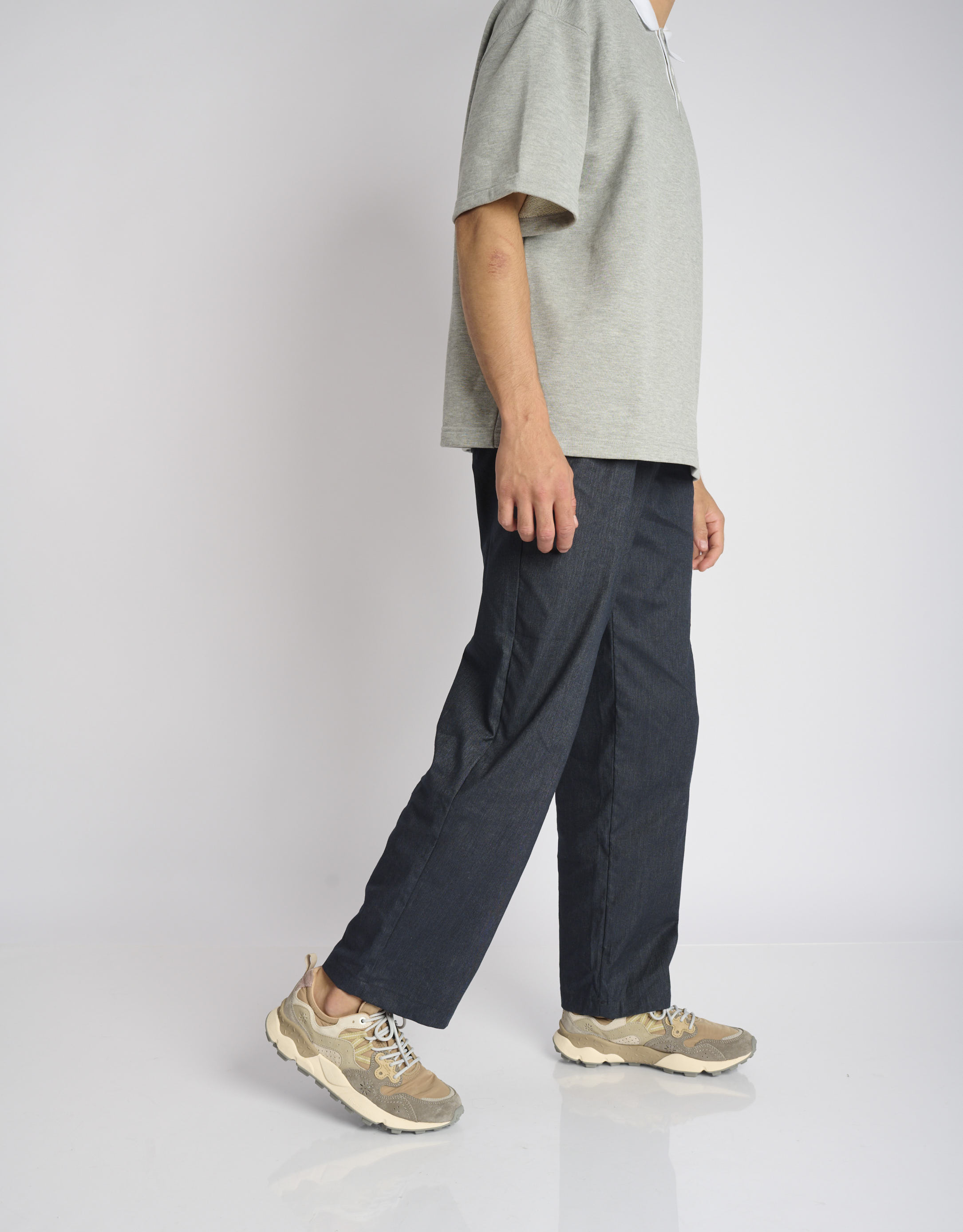 נעלי גברים - Flower Mountain - סניקרס צבעוניות YAMANO - בז'3