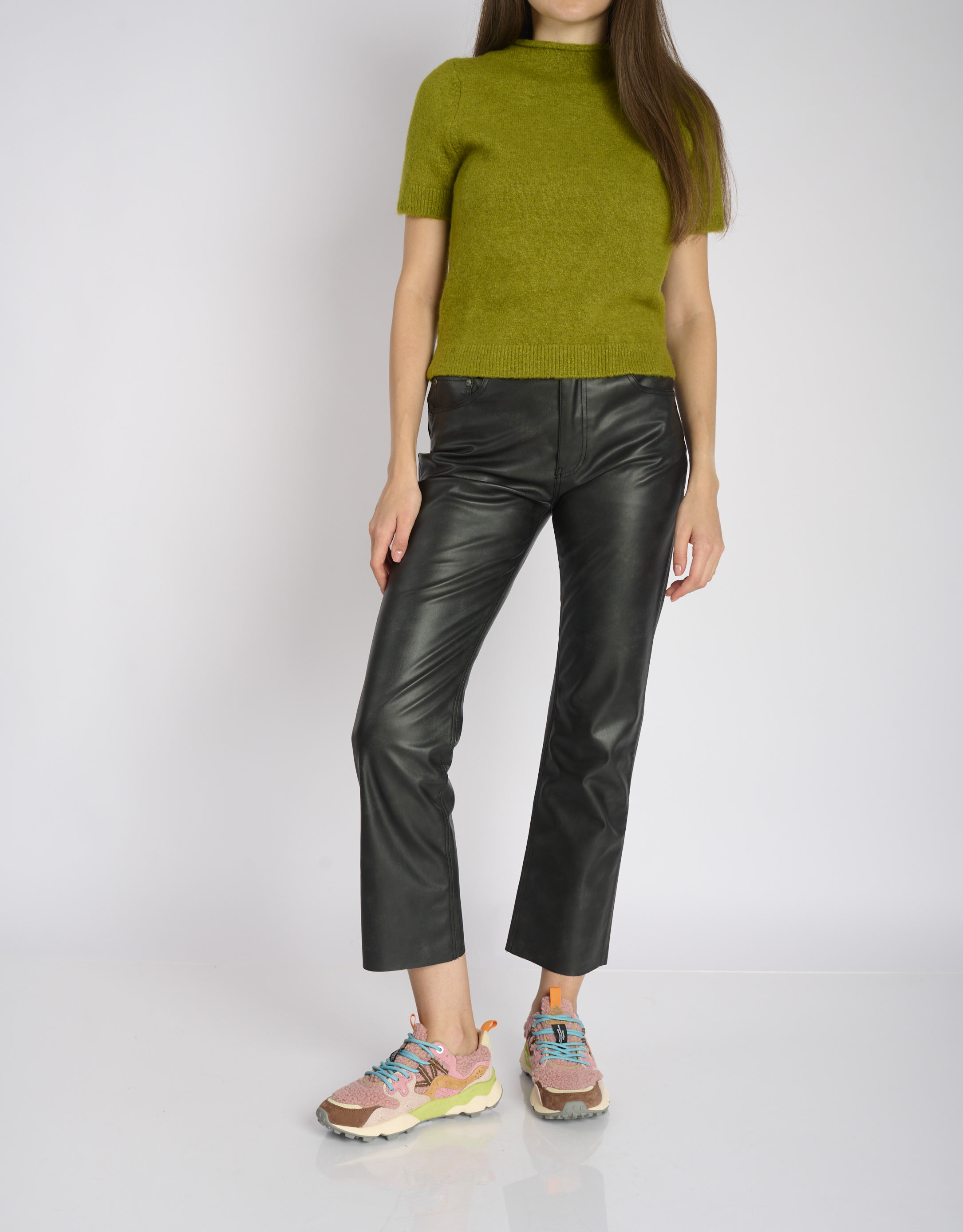 נעלי נשים - Flower Mountain - סניקרס YAMANO 3 טדי - ורוד2