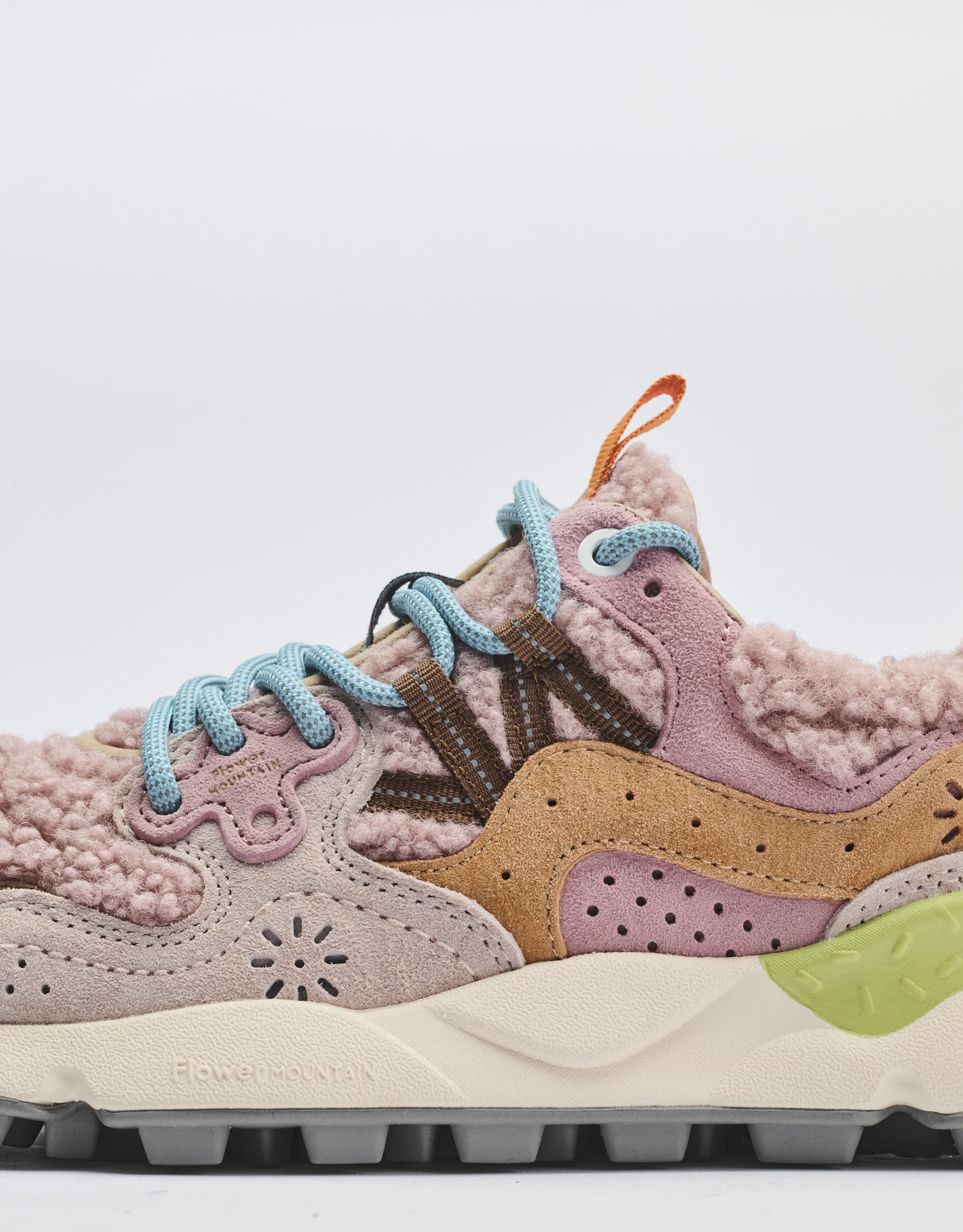 נעלי נשים - Flower Mountain - סניקרס YAMANO 3 טדי - ורוד4