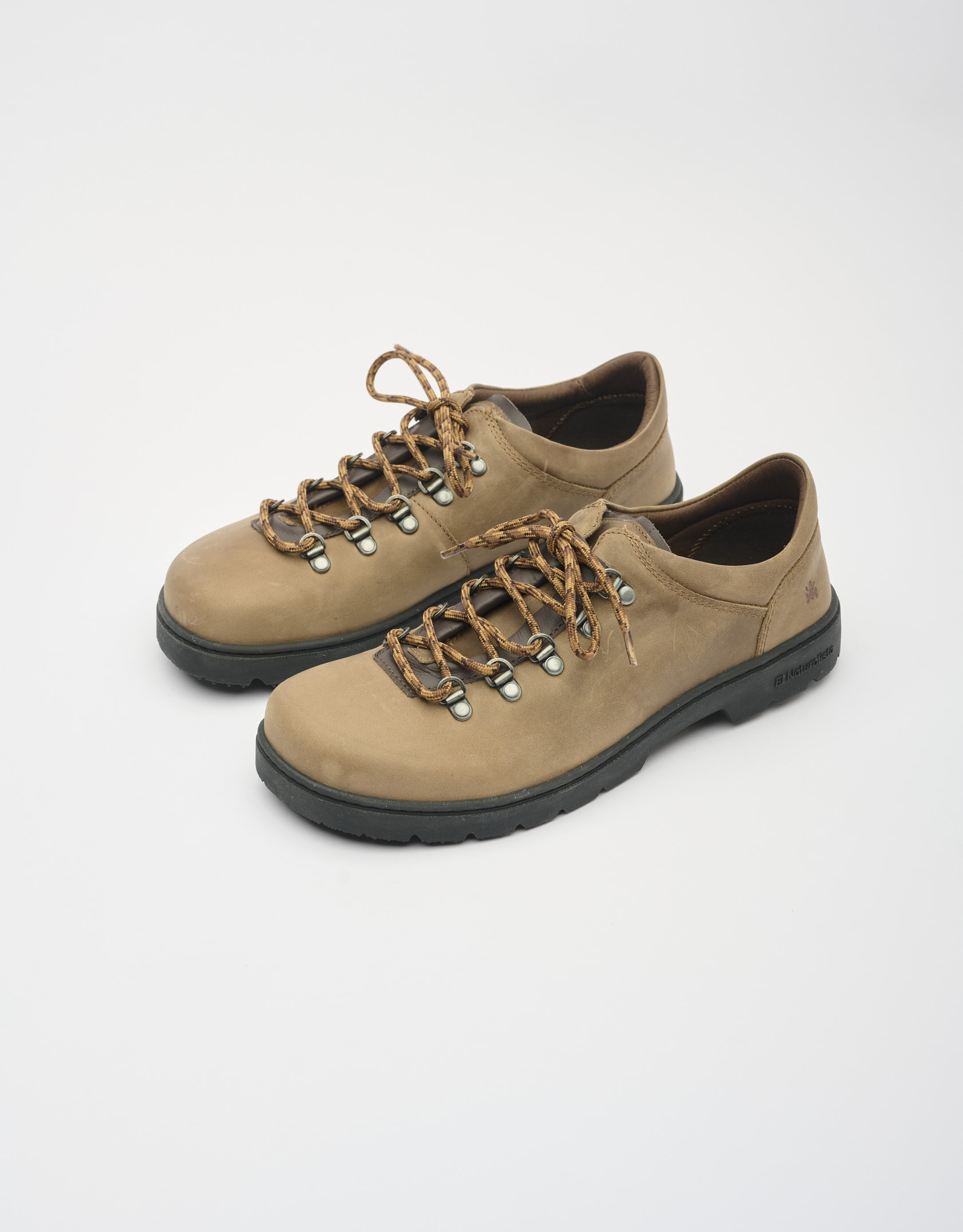 נעלי גברים - El Naturalista - נעלי עור NOMADA - אפור חום2