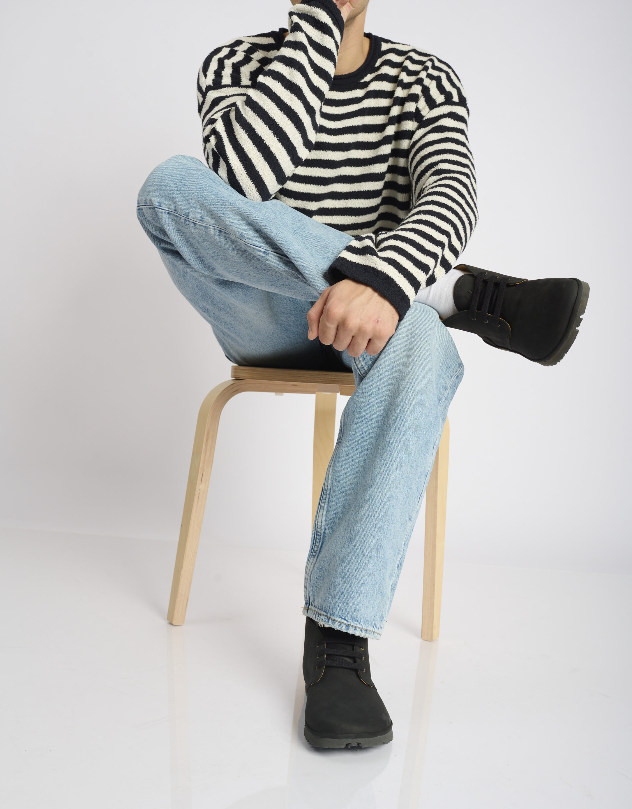 נעלי גברים - El Naturalista - נעלי עור גבוהות TRIBU - שחור1