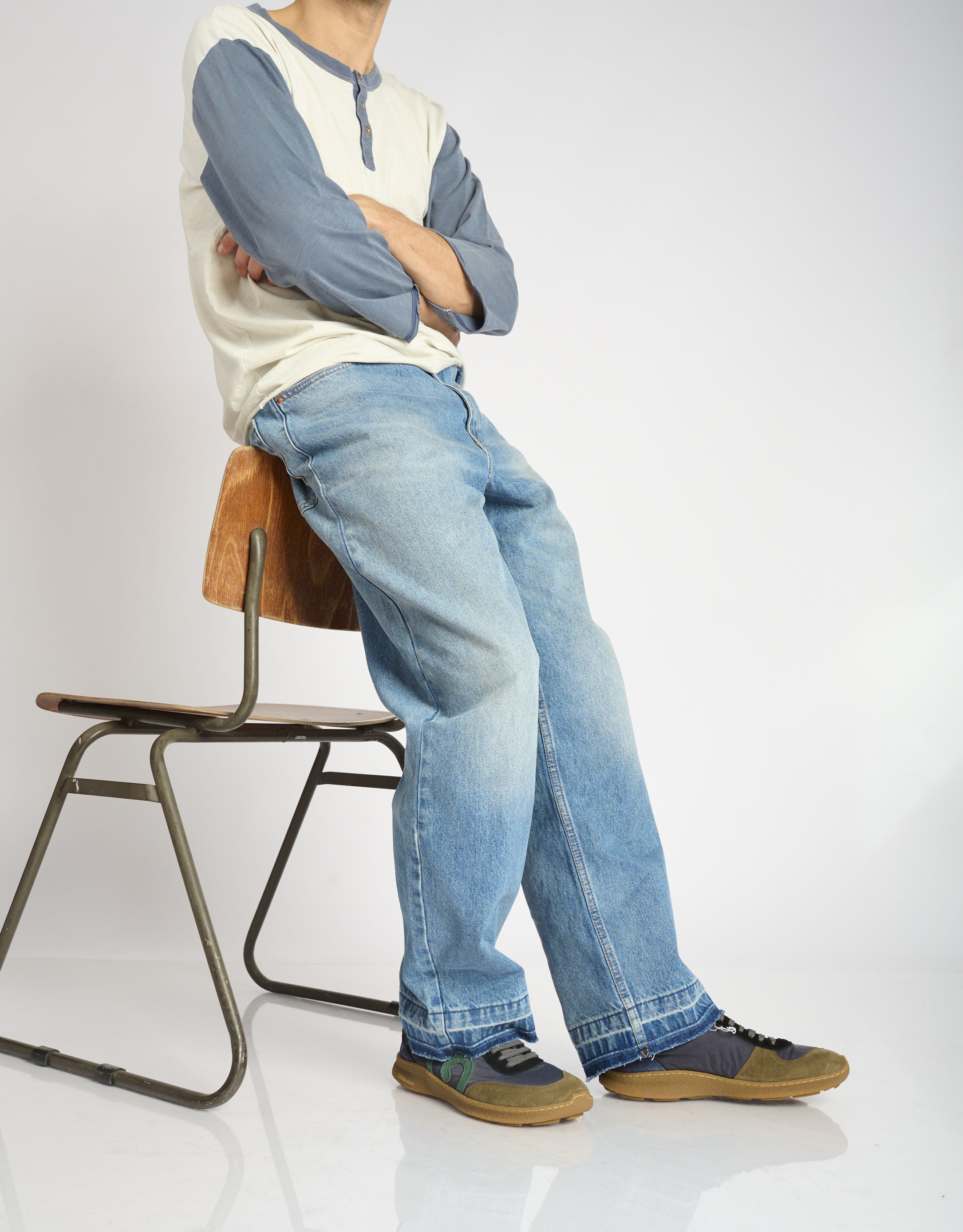 נעלי גברים - El Naturalista - סניקרס OROEL - שחור חום1