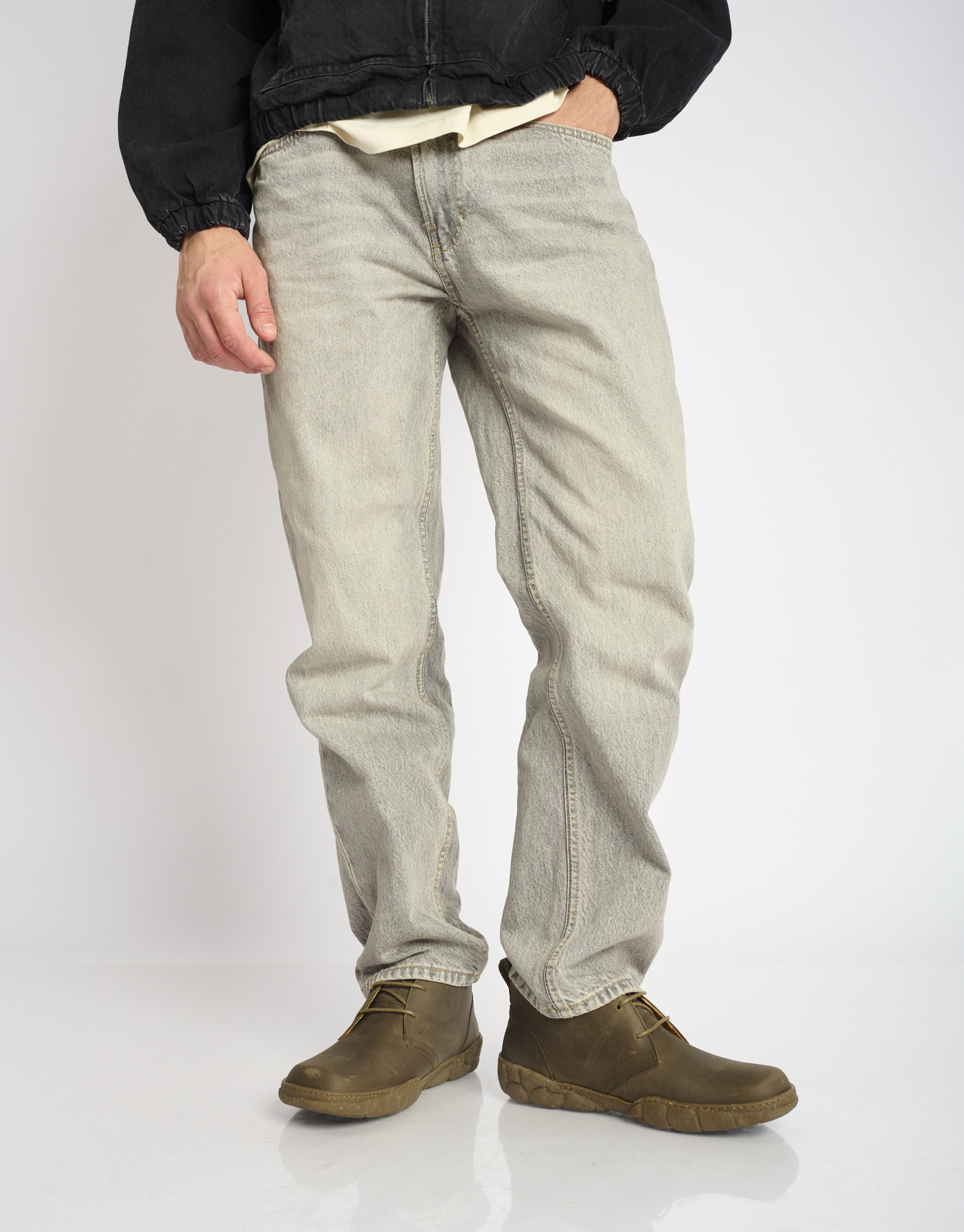 נעלי גברים - El Naturalista - נעלי עור גבוהות TURTLE - חאקי3