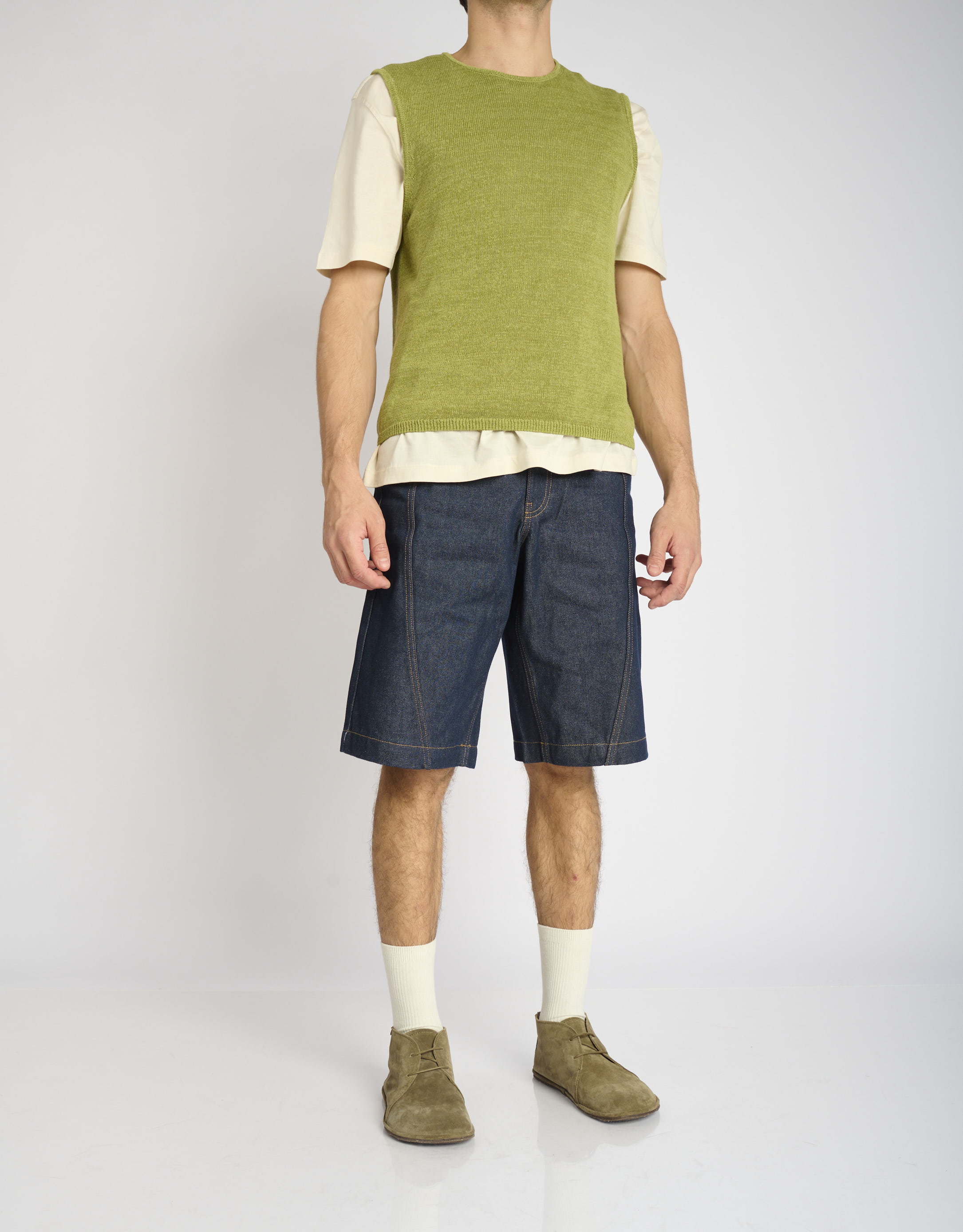 נעלי גברים - El Naturalista - נעלי זמש גבוהות BARE - חום1