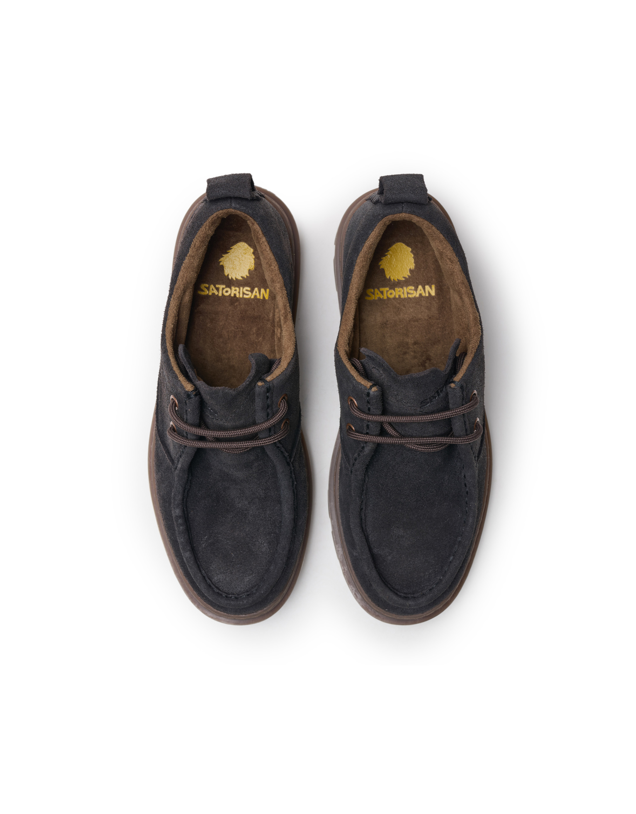 נעלי גברים - Satorisan - מוקסינים UNALOME WALLABY - חום כהה2