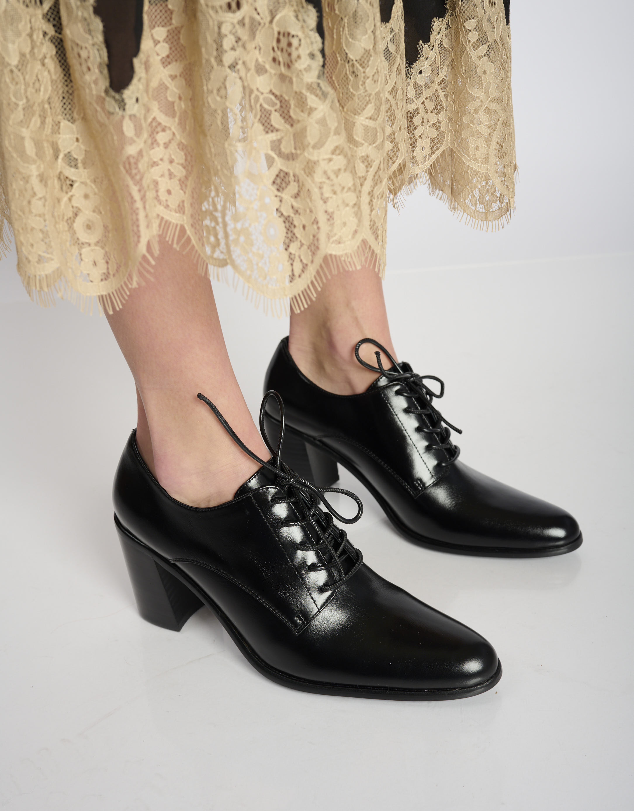 נעלי נשים - Jeffrey Campbell - נעלי עקב THOUGHT - שחור2