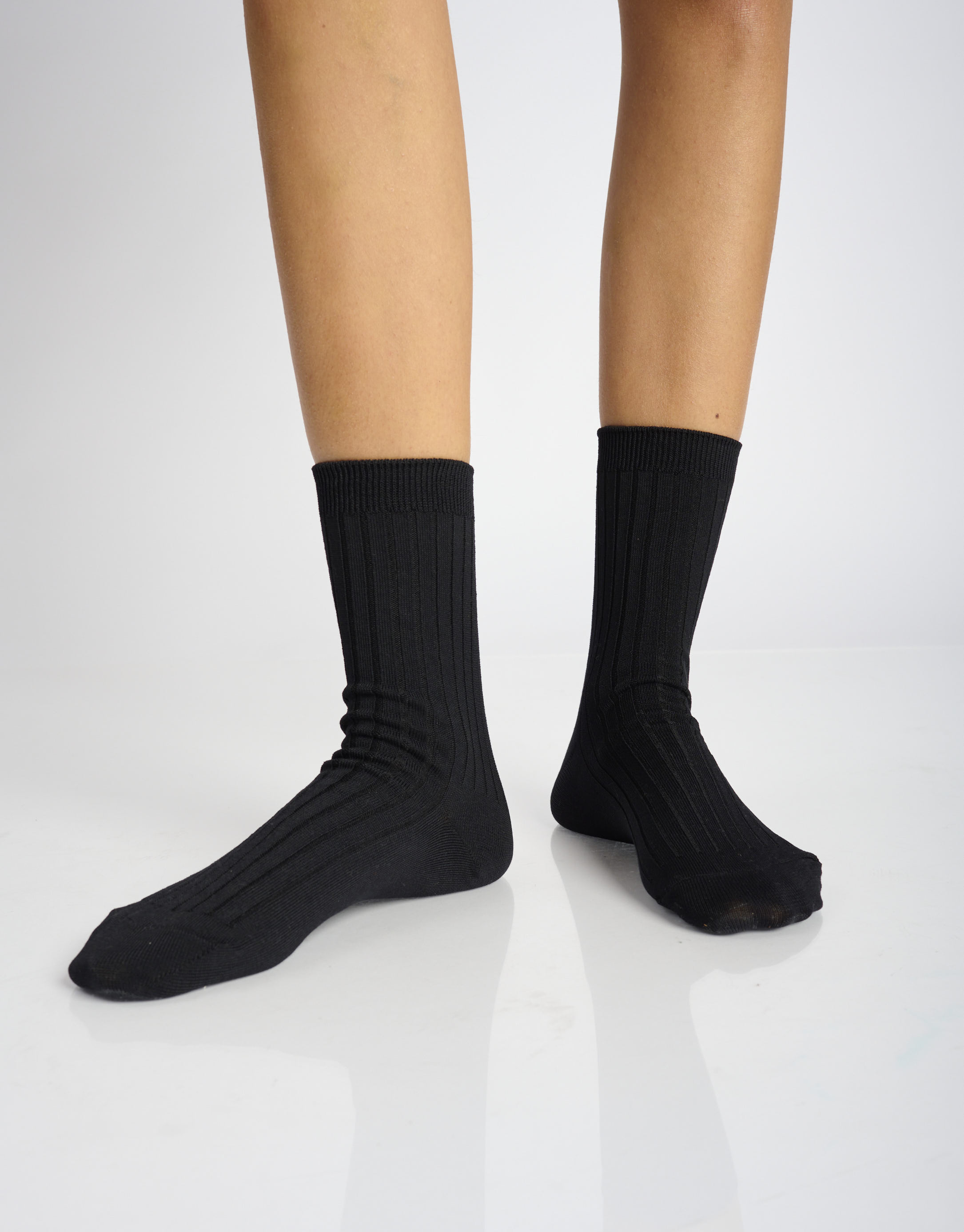 נעלי נשים - Le Bon Shoppe - גרביים HER - שחור3