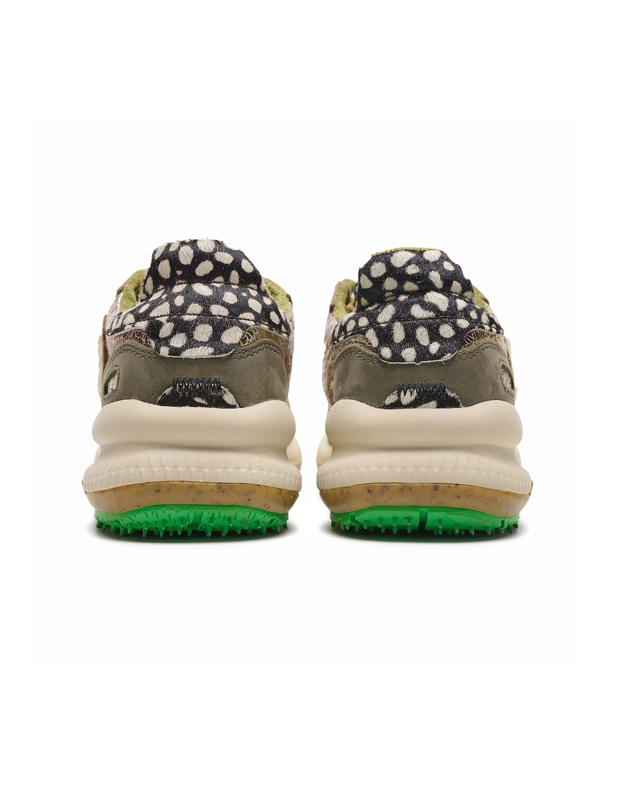 נעלי נשים - Satorisan - סניקרס עור CHACRONA - בז   זהב3