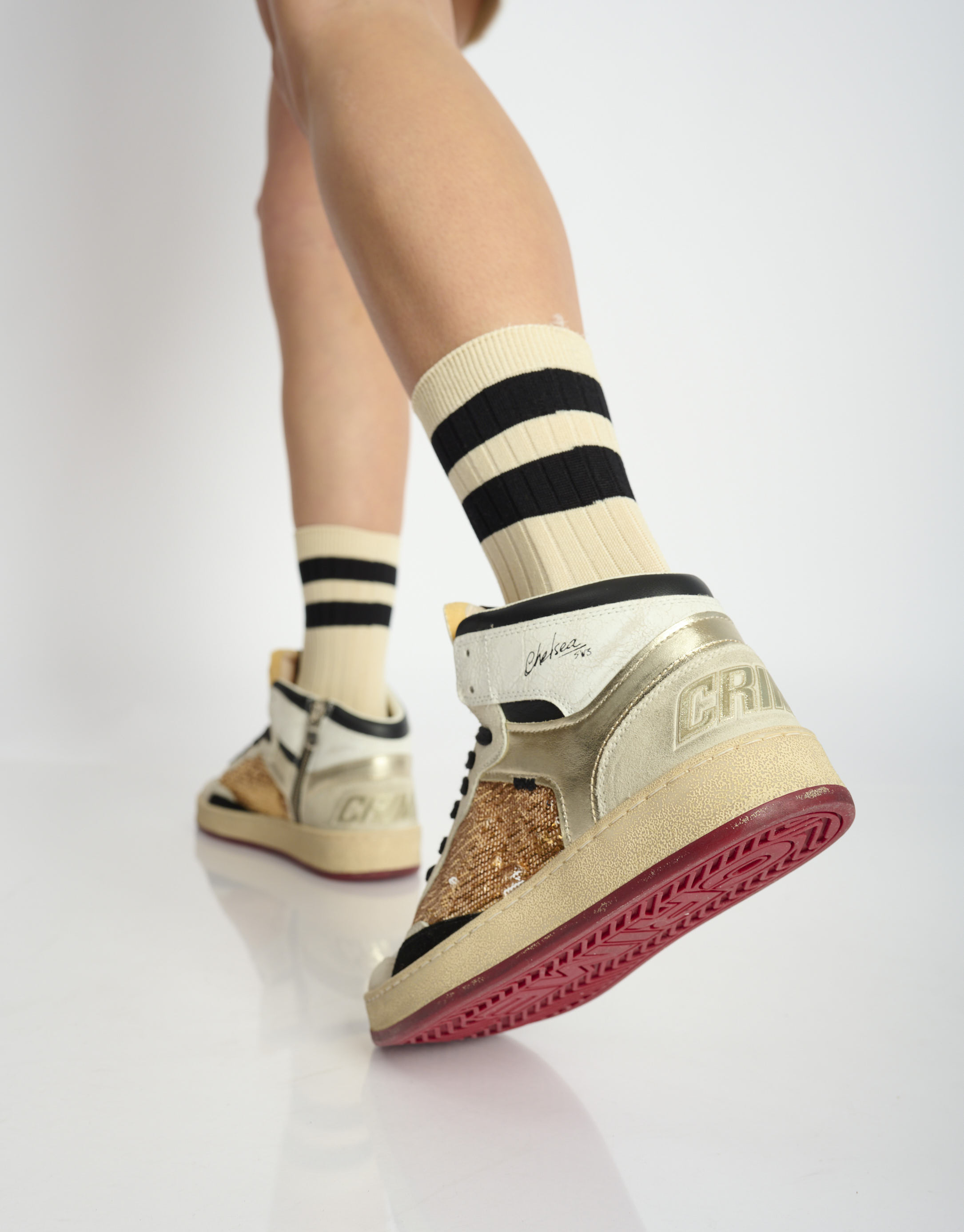 נעלי נשים - Le Bon Shoppe - גרביים HER VARSITY - אופוויט2