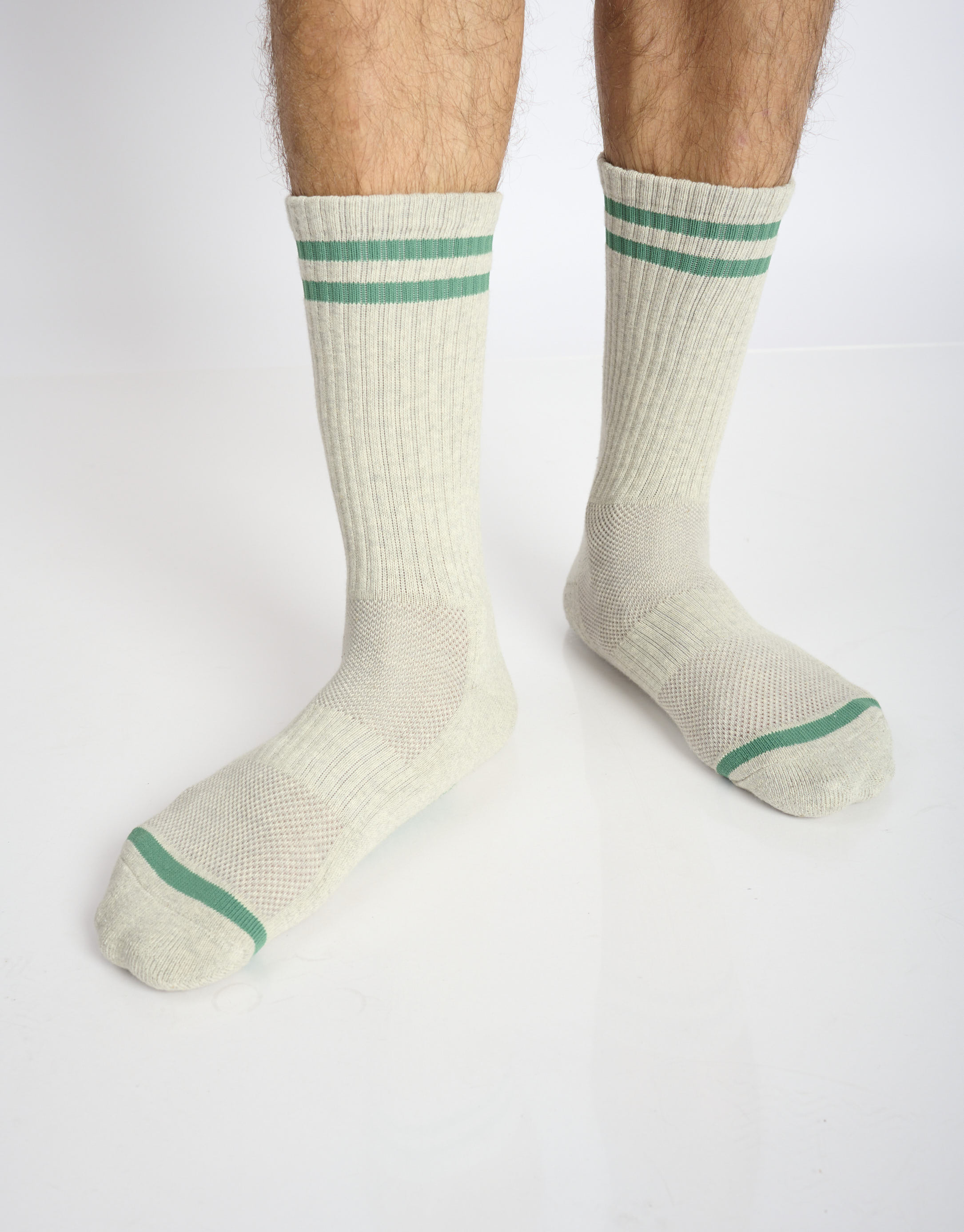 נעלי גברים - Le Bon Shoppe - גרביים EXTEND BOYFRIEND - אפור בהיר1