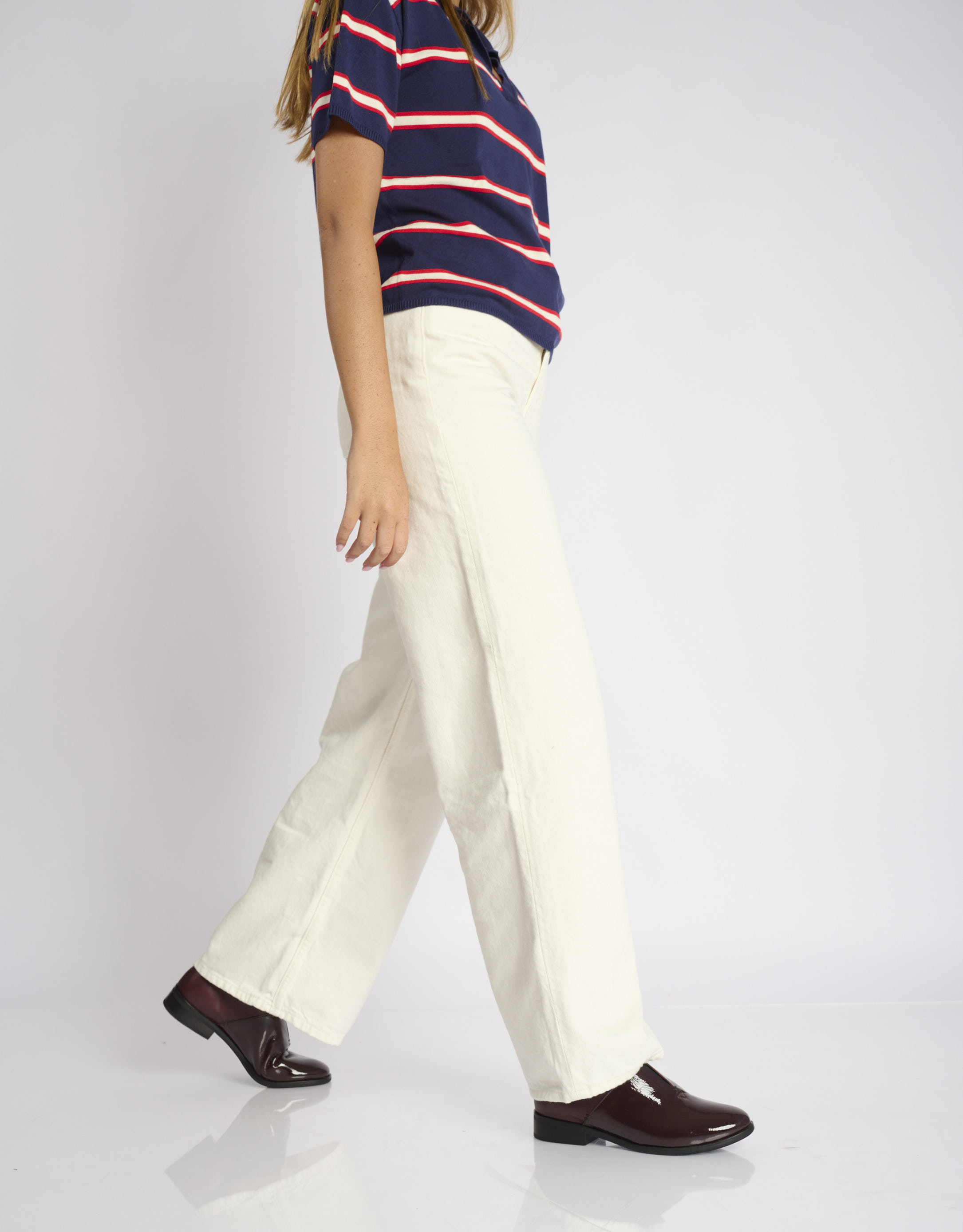 נעלי נשים - Yuko Imanishi - נעליים  מבריקות RIKO - בורדו3