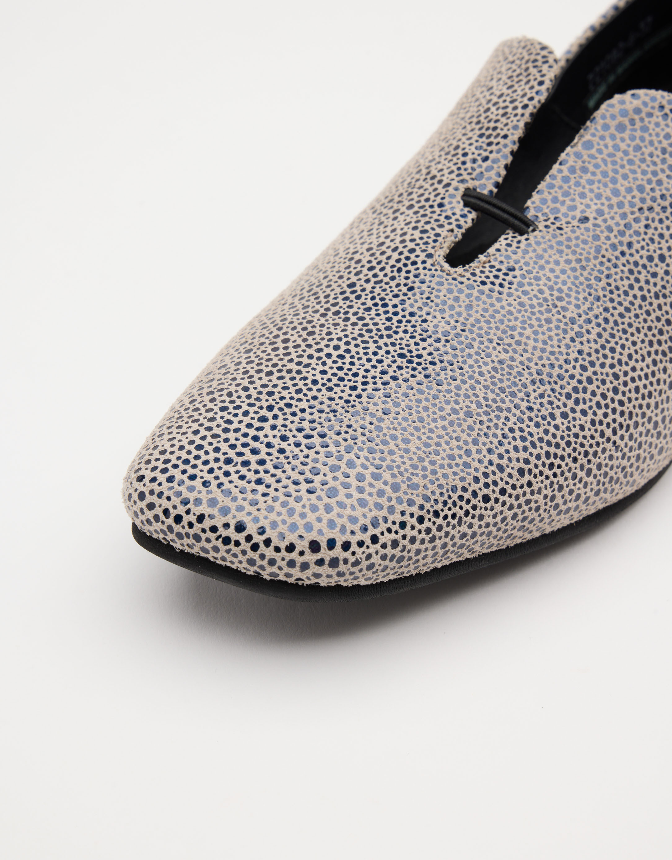 נעלי נשים - Yuko Imanishi - נעלי עור שטוחות AZU - אפור   שחור4