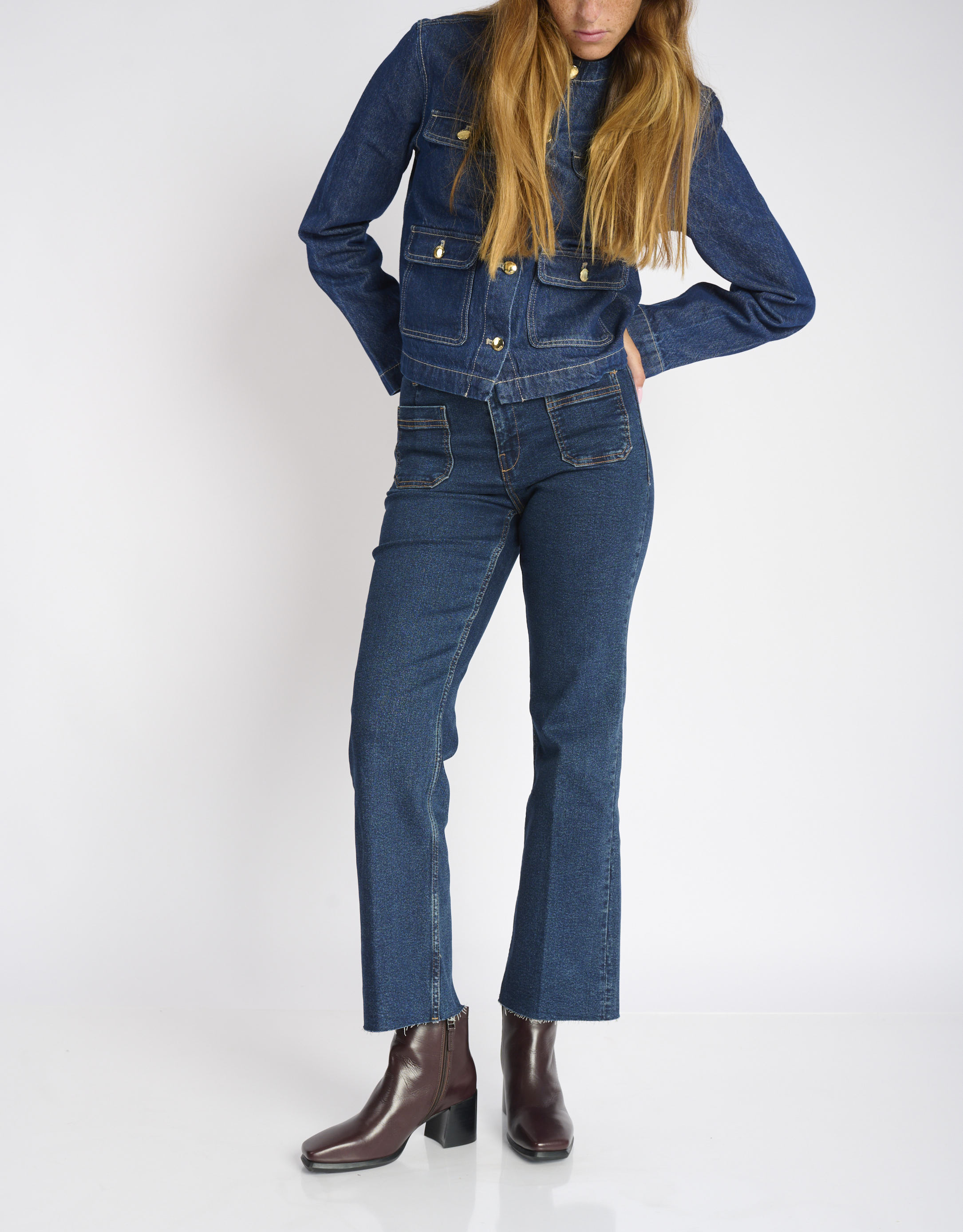 נעלי נשים - Yuko Imanishi - מגפונים עם עקב ORI - בורדו1