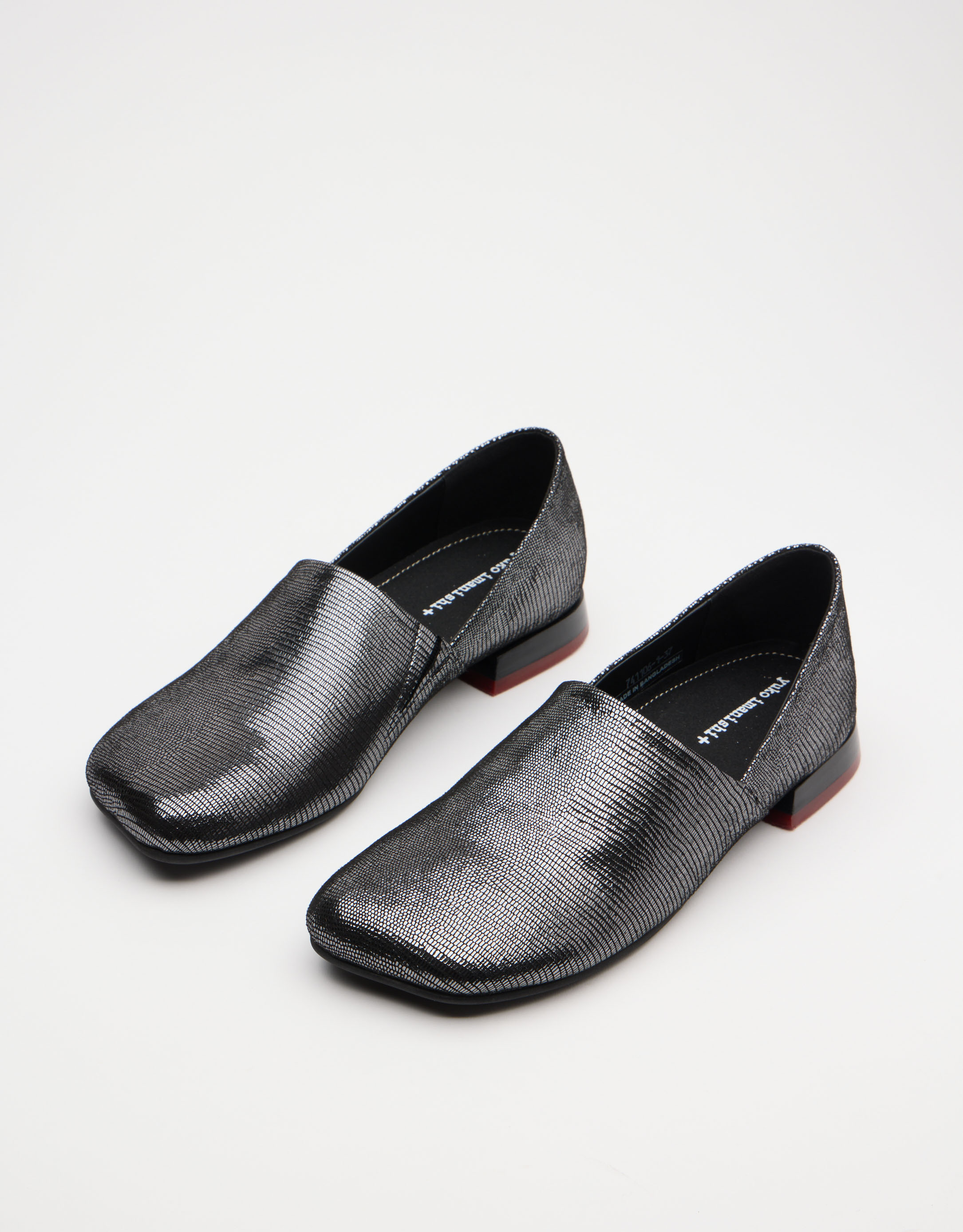 נעלי נשים - Yuko Imanishi - נעליים שטוחות KEO - שחור מטאלי2