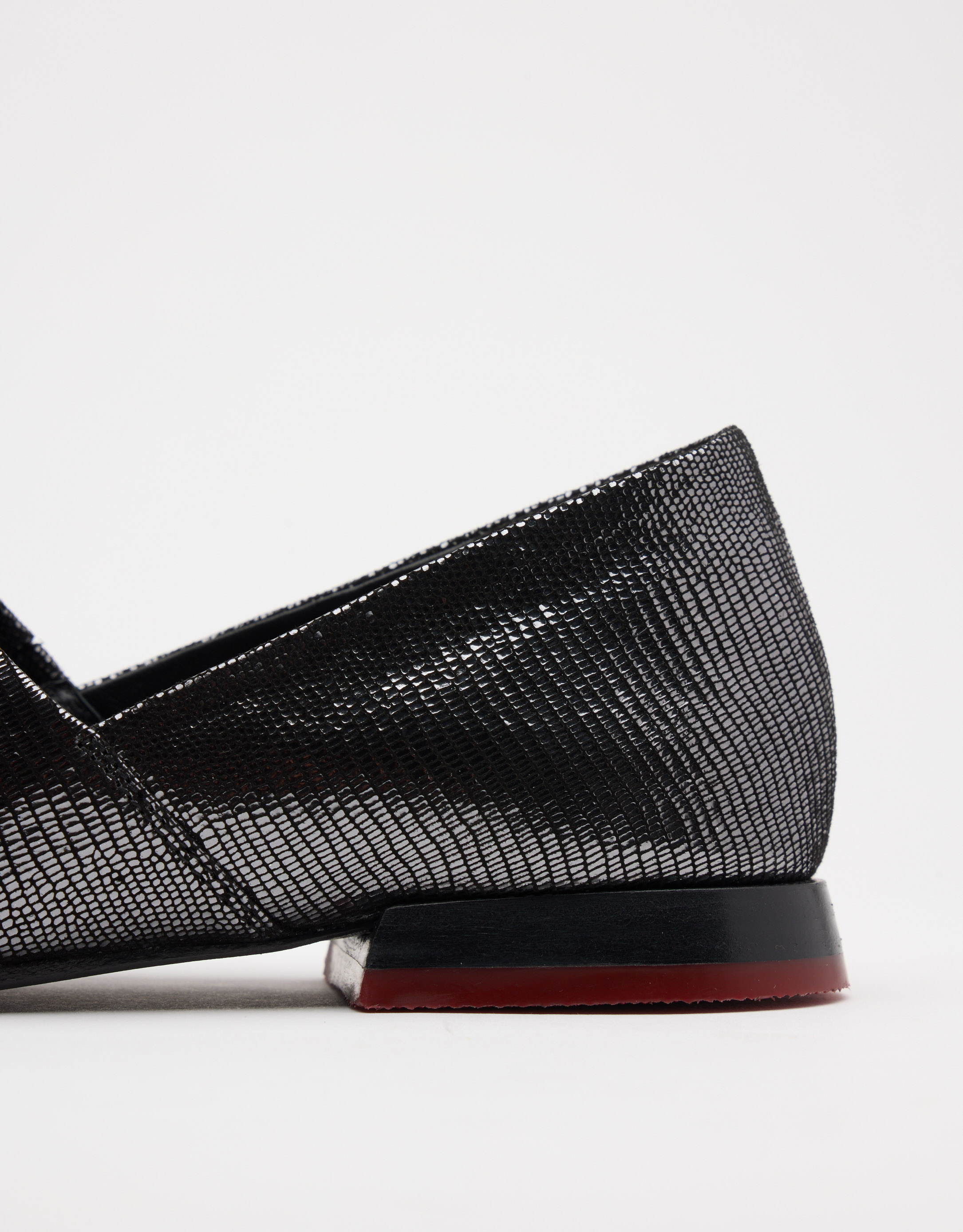 נעלי נשים - Yuko Imanishi - נעליים שטוחות KEO - שחור מטאלי4