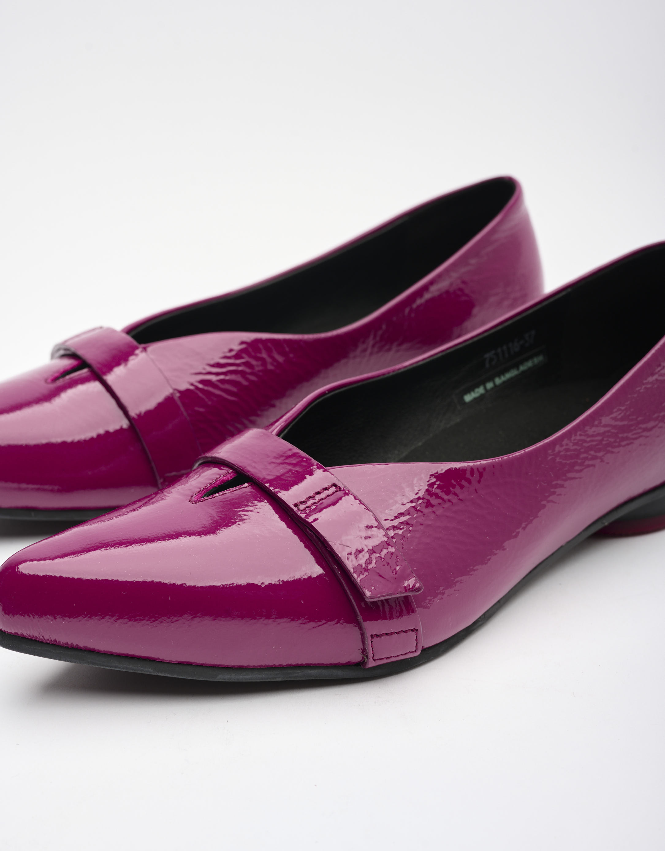 נעלי נשים - Yuko Imanishi - נעלי סירה שטוחות SASA - סגול2