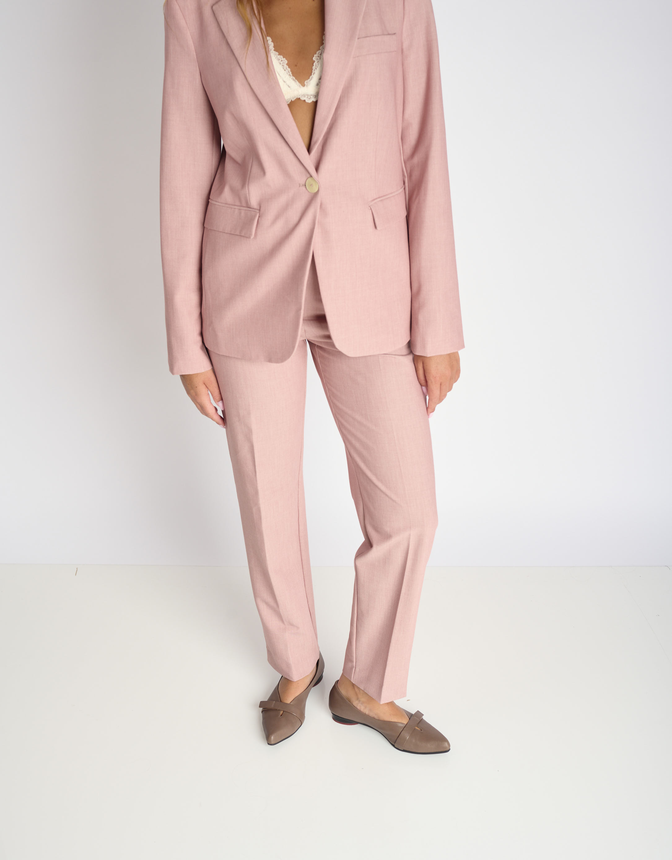 נעלי נשים - Yuko Imanishi - נעלי סירה שטוחות SASA - אפור חום3