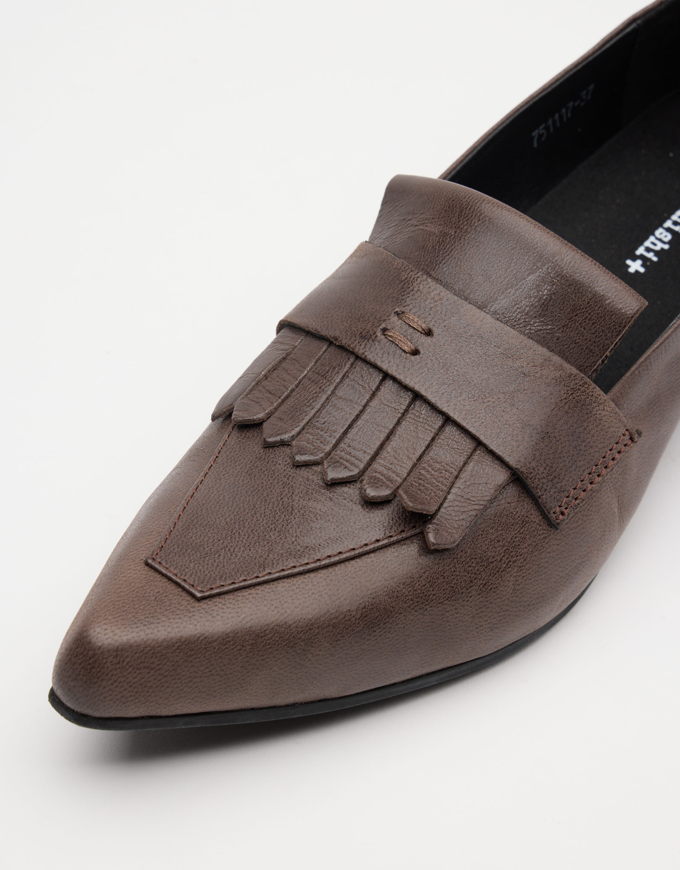 נעלי נשים - Yuko Imanishi - נעלי סירה שטוחות COTONA - חום1