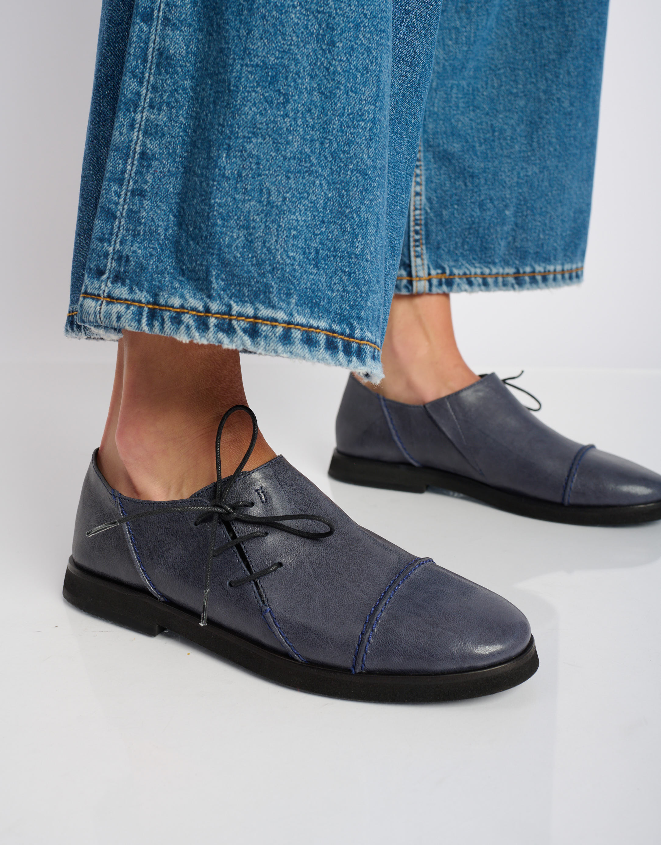 נעלי נשים - Yuko Imanishi - נעליים שטוחות AKO - כחול1