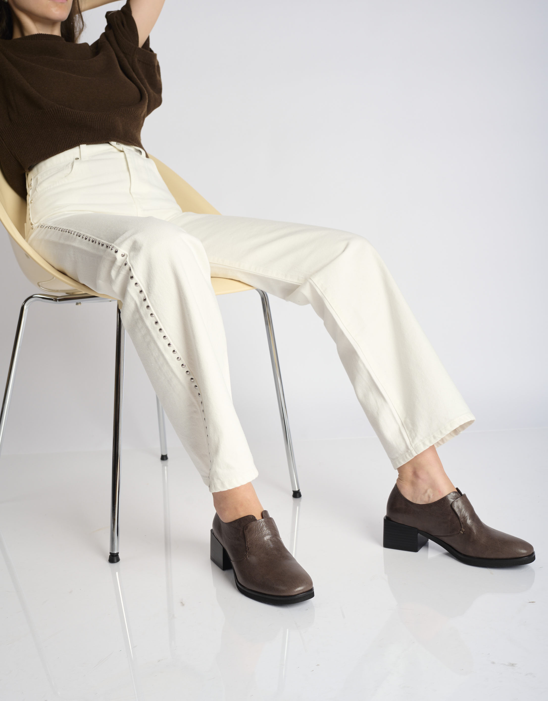 נעלי נשים - Yuko Imanishi - נעליים SHIO - חום1