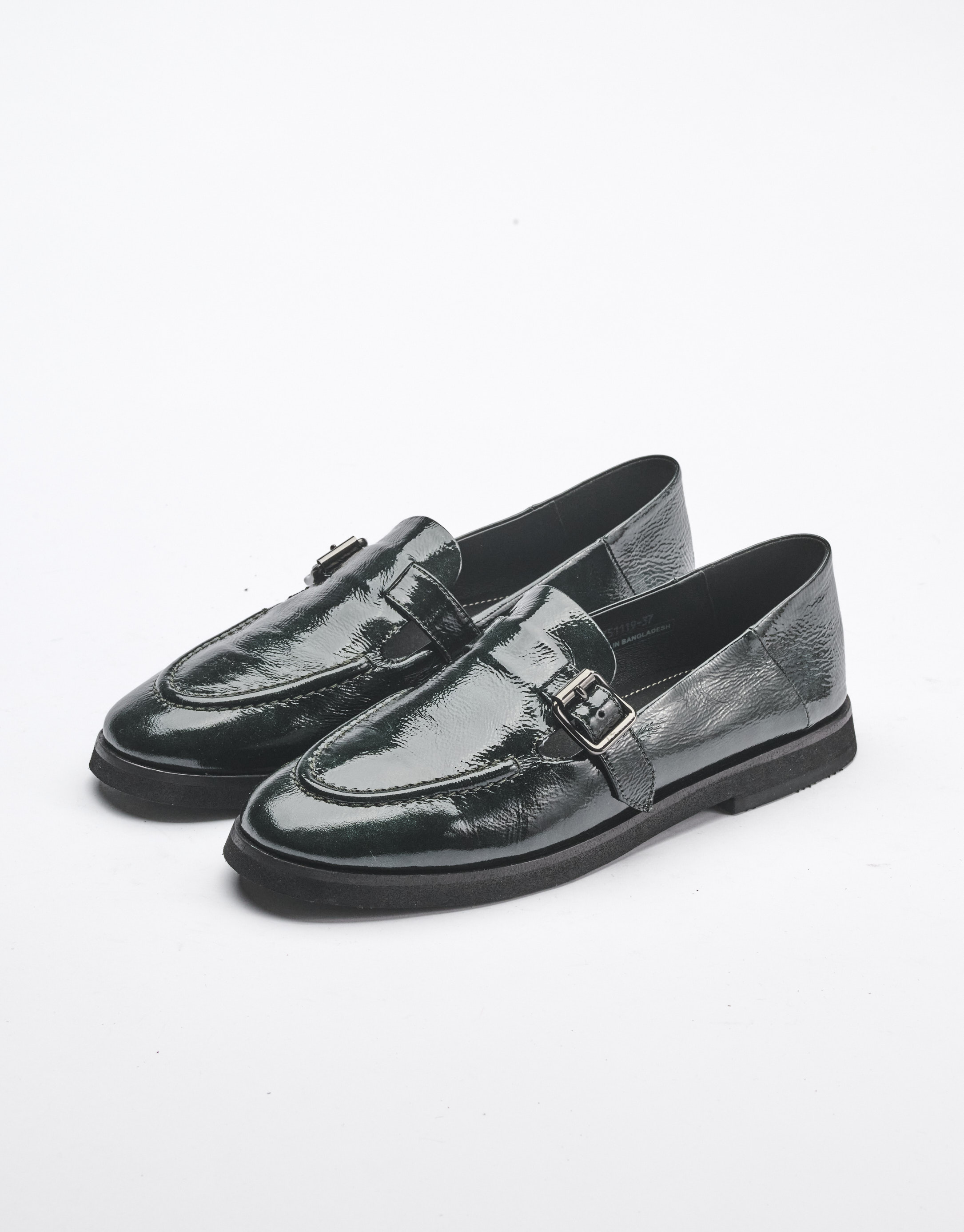 נעלי נשים - Yuko Imanishi - נעליים מבריקות KANA - ירוק2