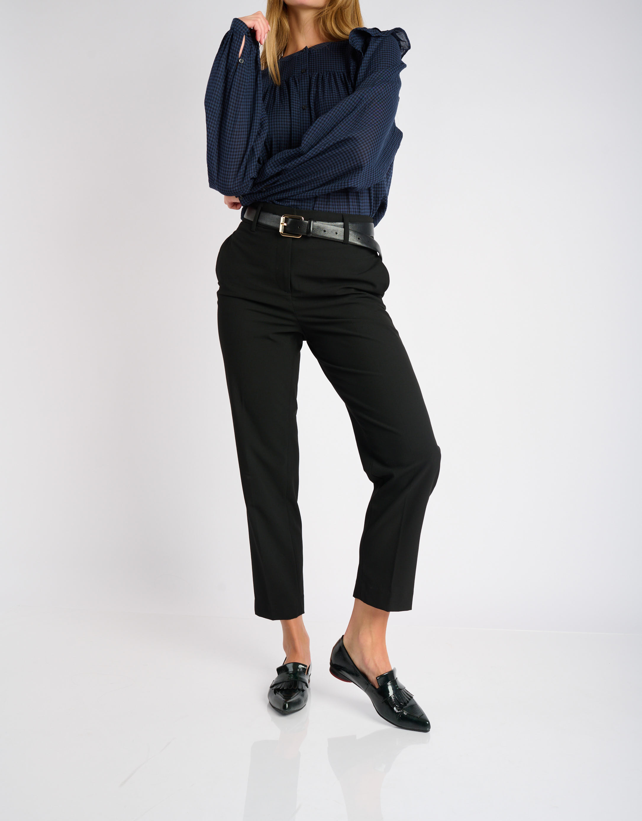 נעלי נשים - Yuko Imanishi - נעלי סירה מבריקות COTONA - ירוק3