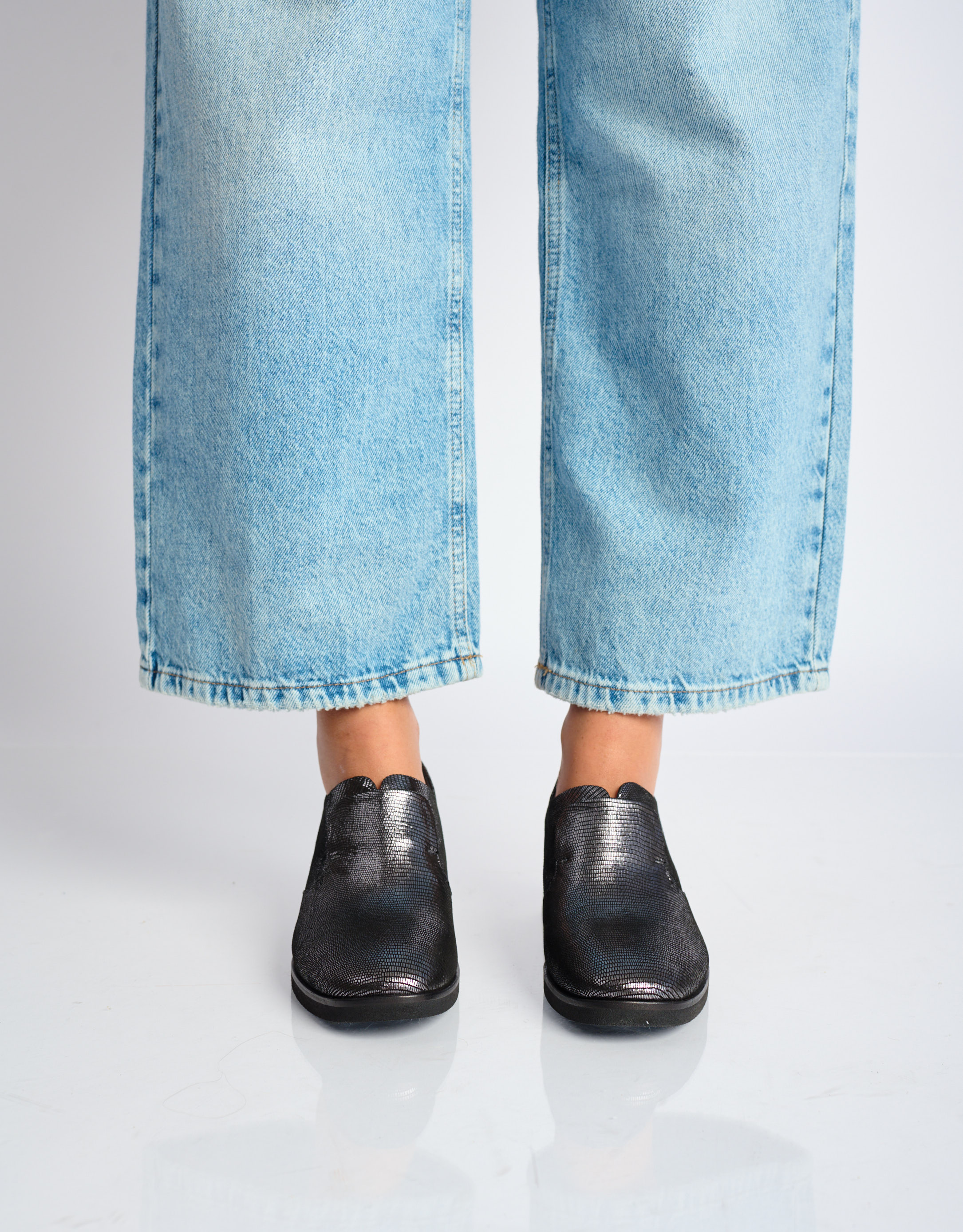 נעלי נשים - Yuko Imanishi - נעליים SHIO - אפור מטאלי3