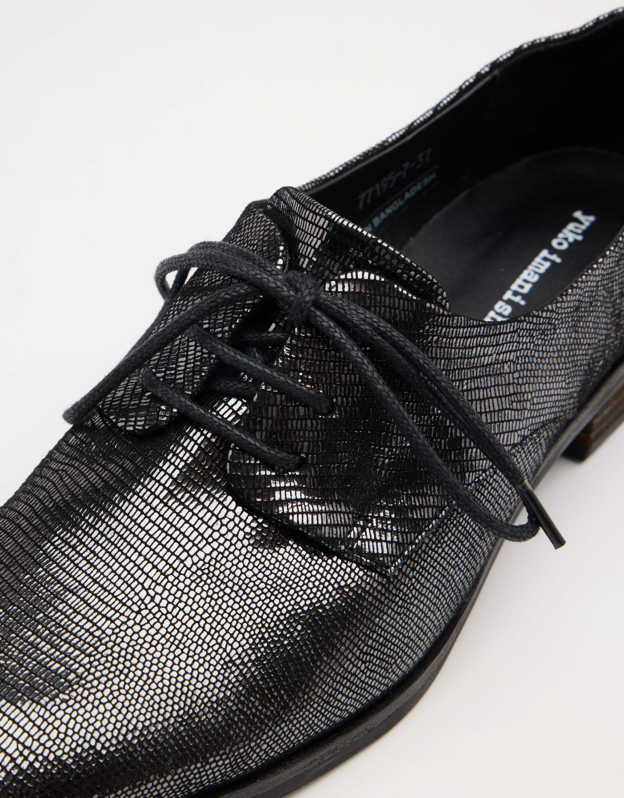 נעלי נשים - Yuko Imanishi - נעלי אוקספורד YUU - אפור מטאלי4