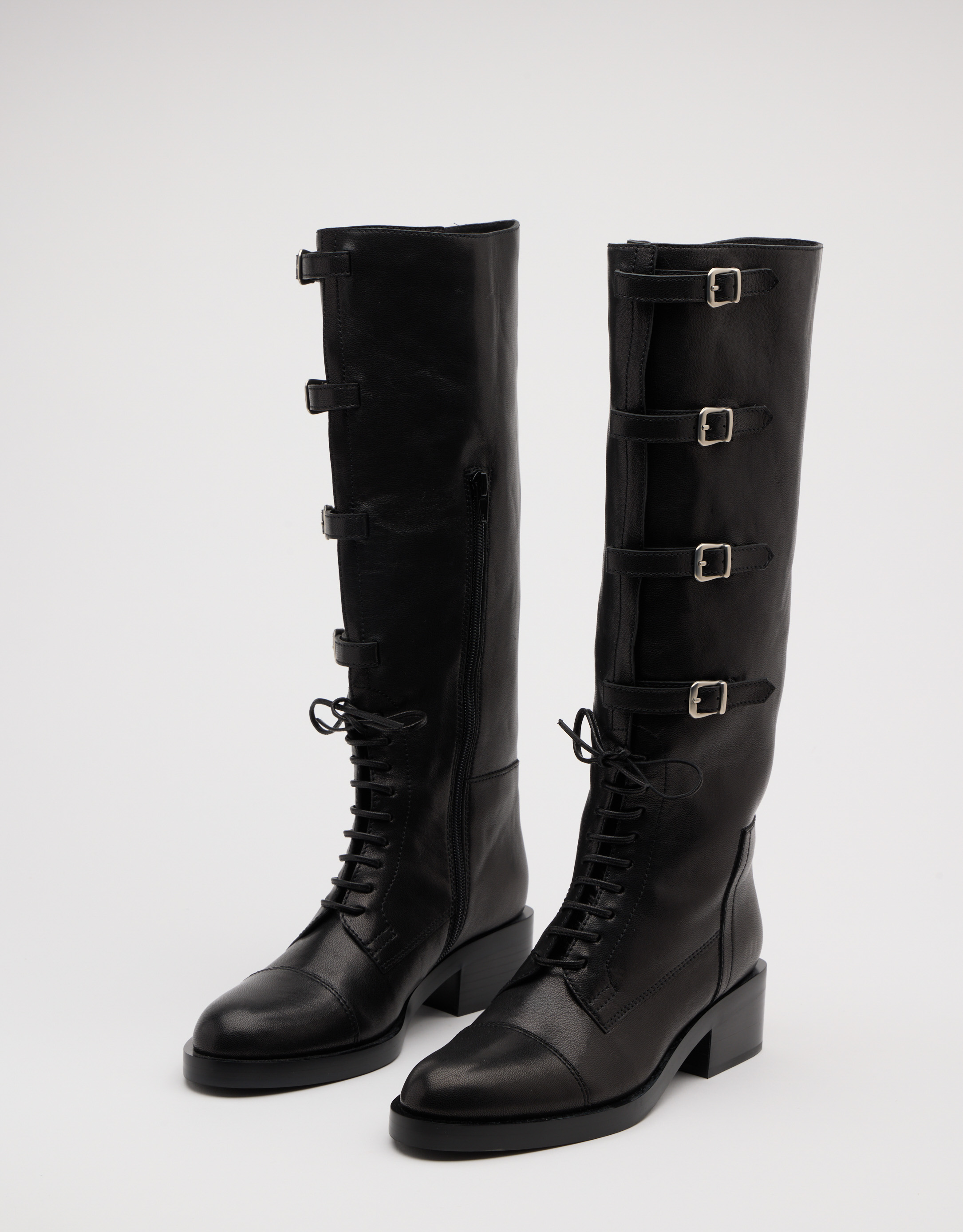 נעלי נשים - Jeffrey Campbell - מגפיים SHAMBLE - שחור2