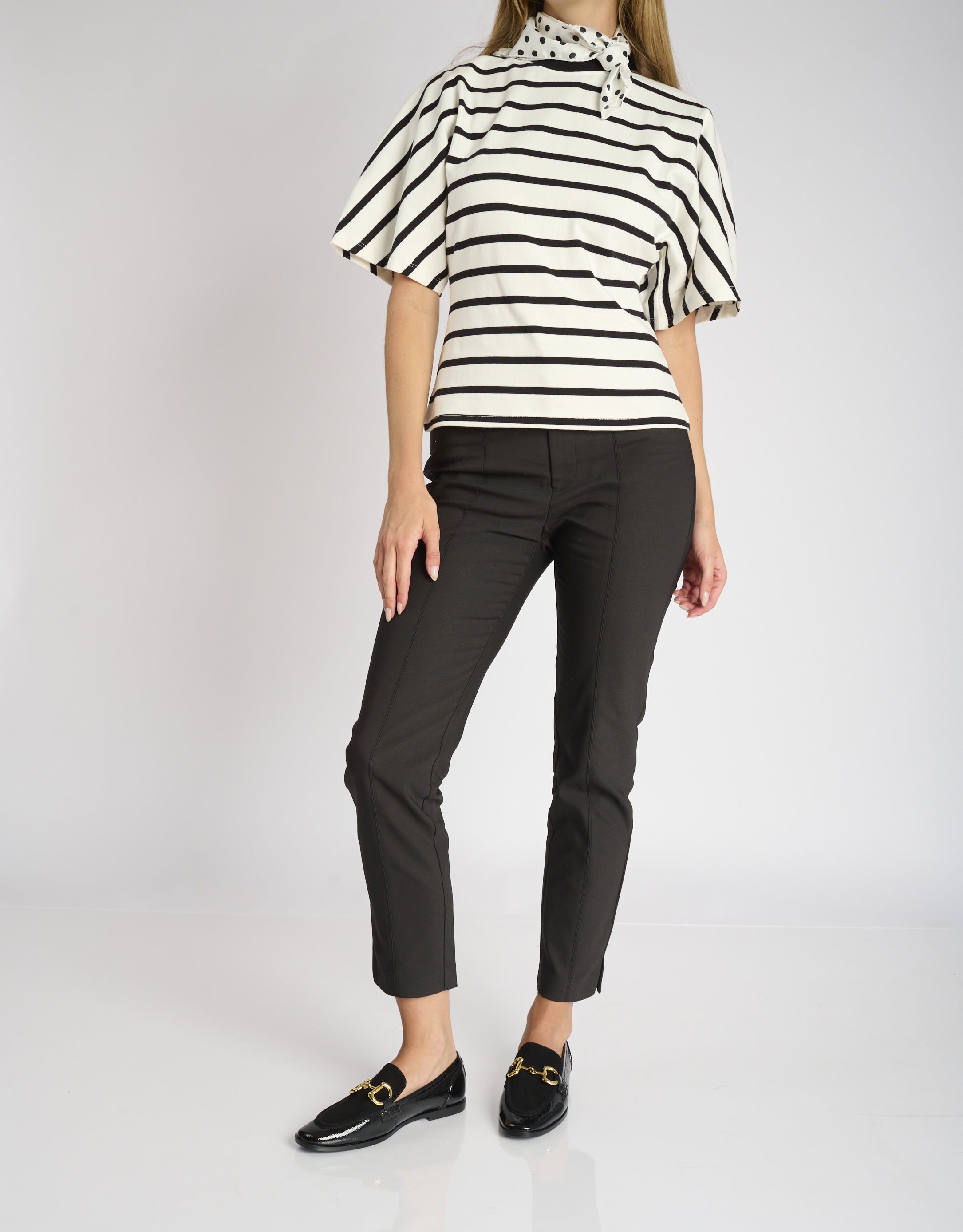 נעלי נשים - Jeffrey Campbell - נעלי מוקסין VELVITEEN - שחור2