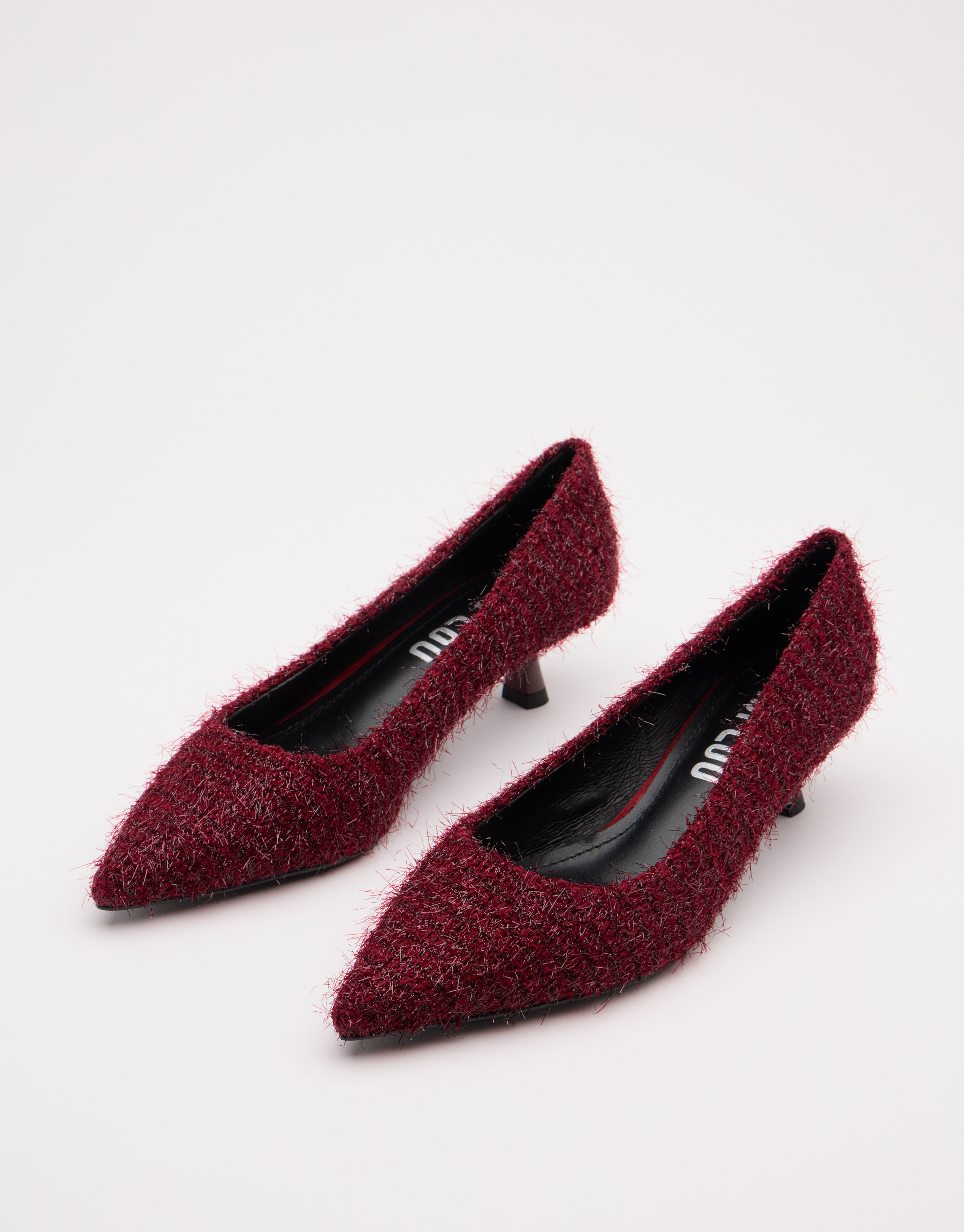 נעלי נשים - Bibi lou - נעלי סירה עם עקב LOBELIA - בורדו1