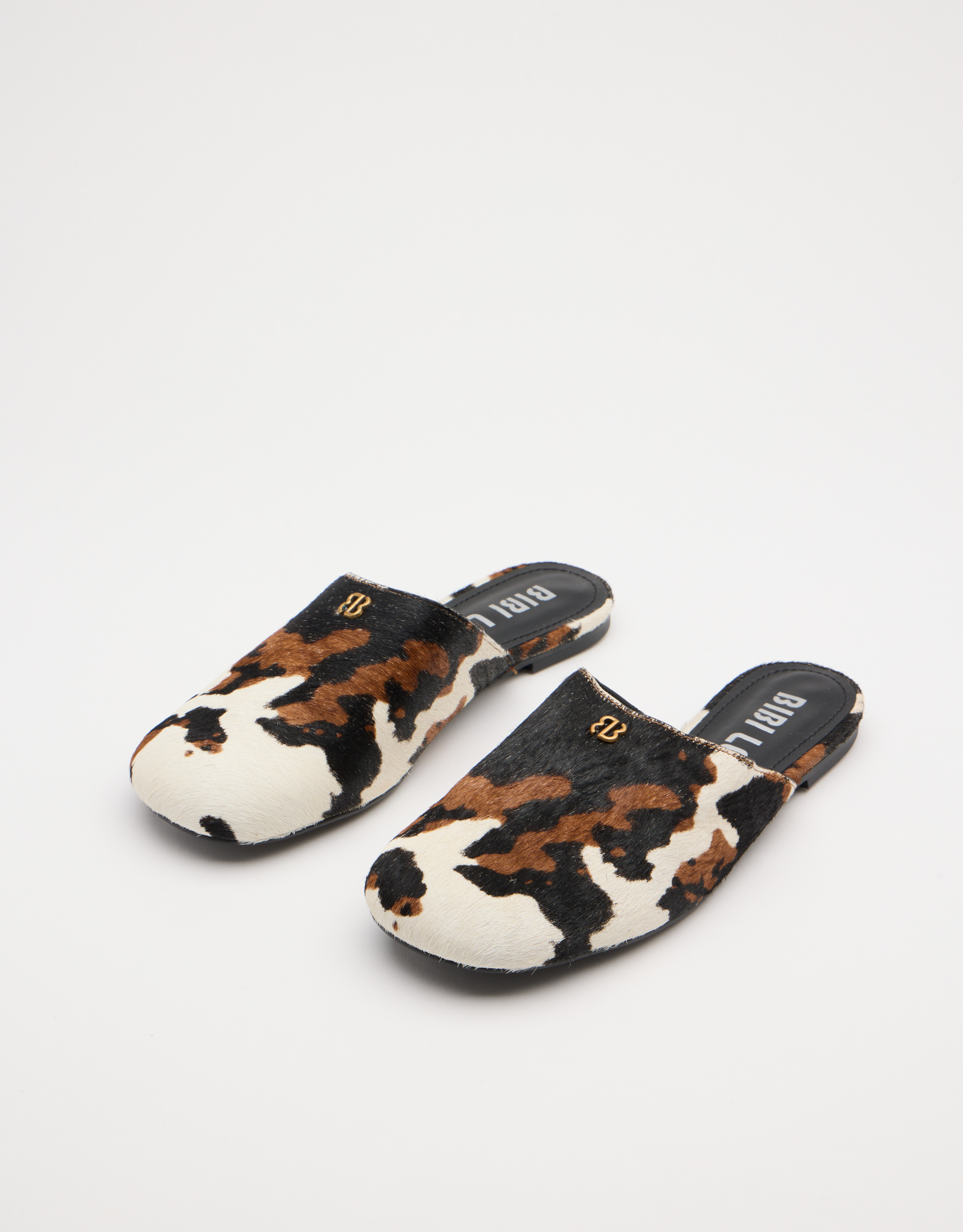 נעלי נשים - Bibi lou - כפכפים עם הדפס MARANTA - לבן   חום1