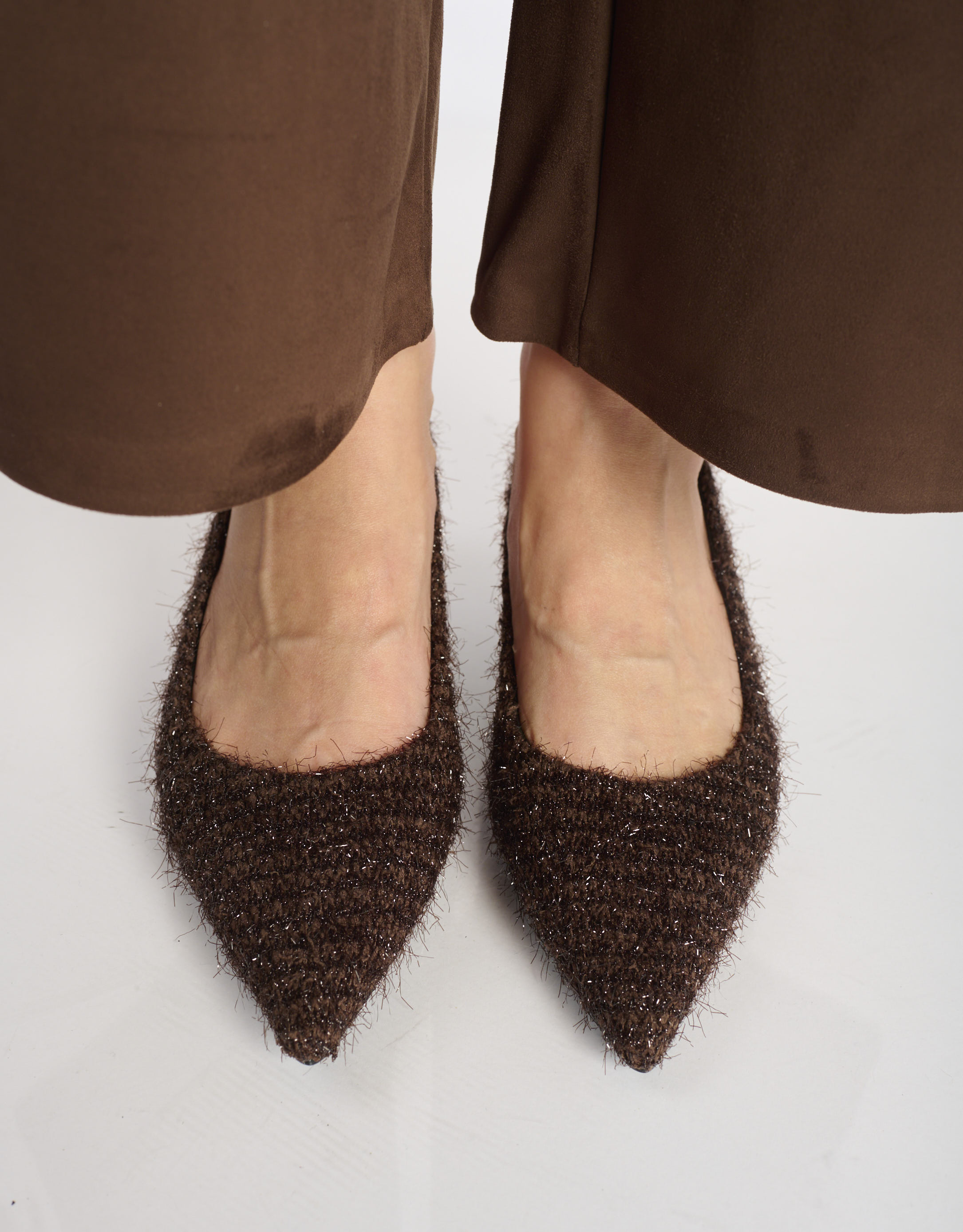 נעלי נשים - Bibi lou - נעלי סירה עם עקב LOBELIA - חום כהה4