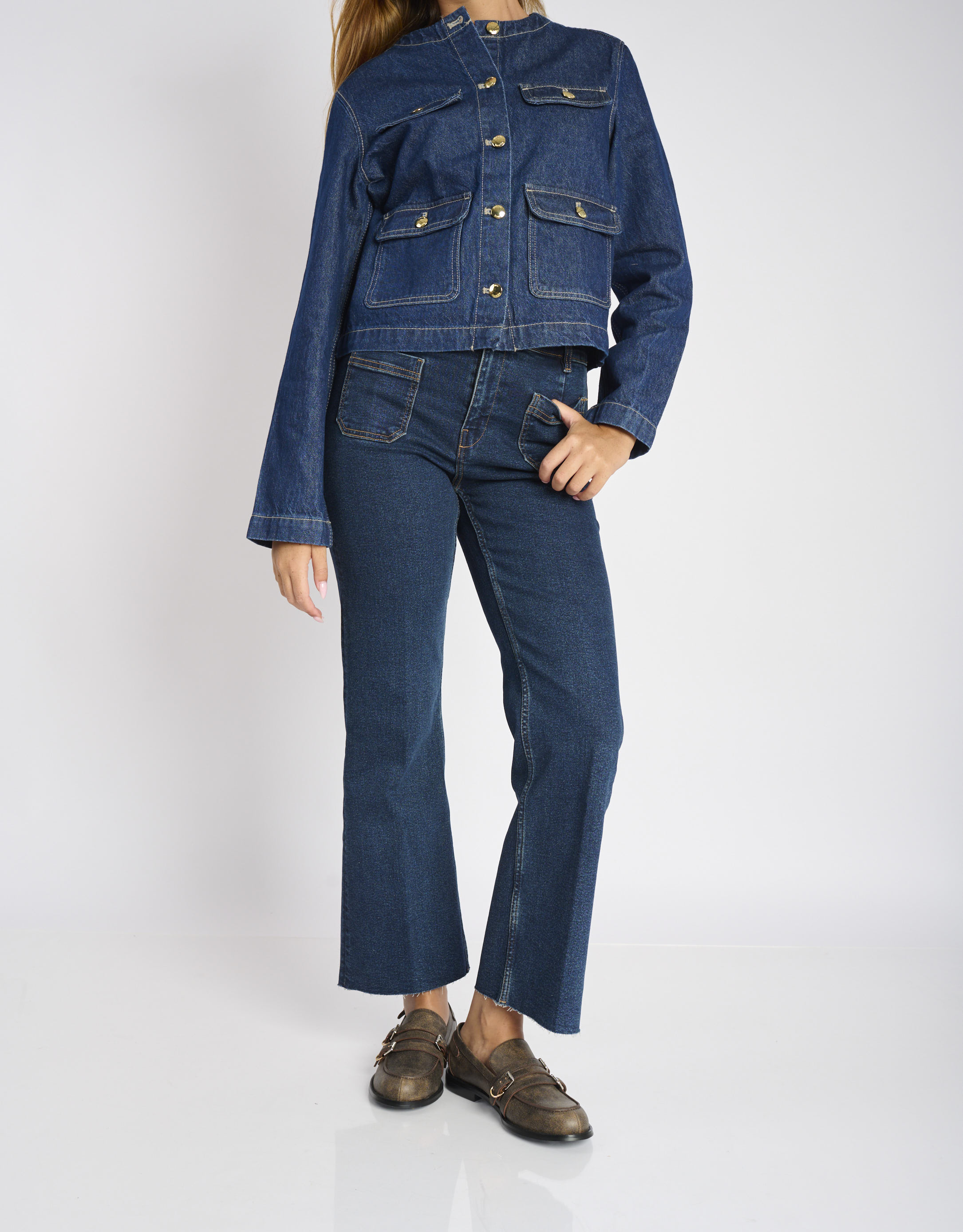 נעלי נשים - Bibi lou - נעלי מוקסין ANAIS - חום כהה3