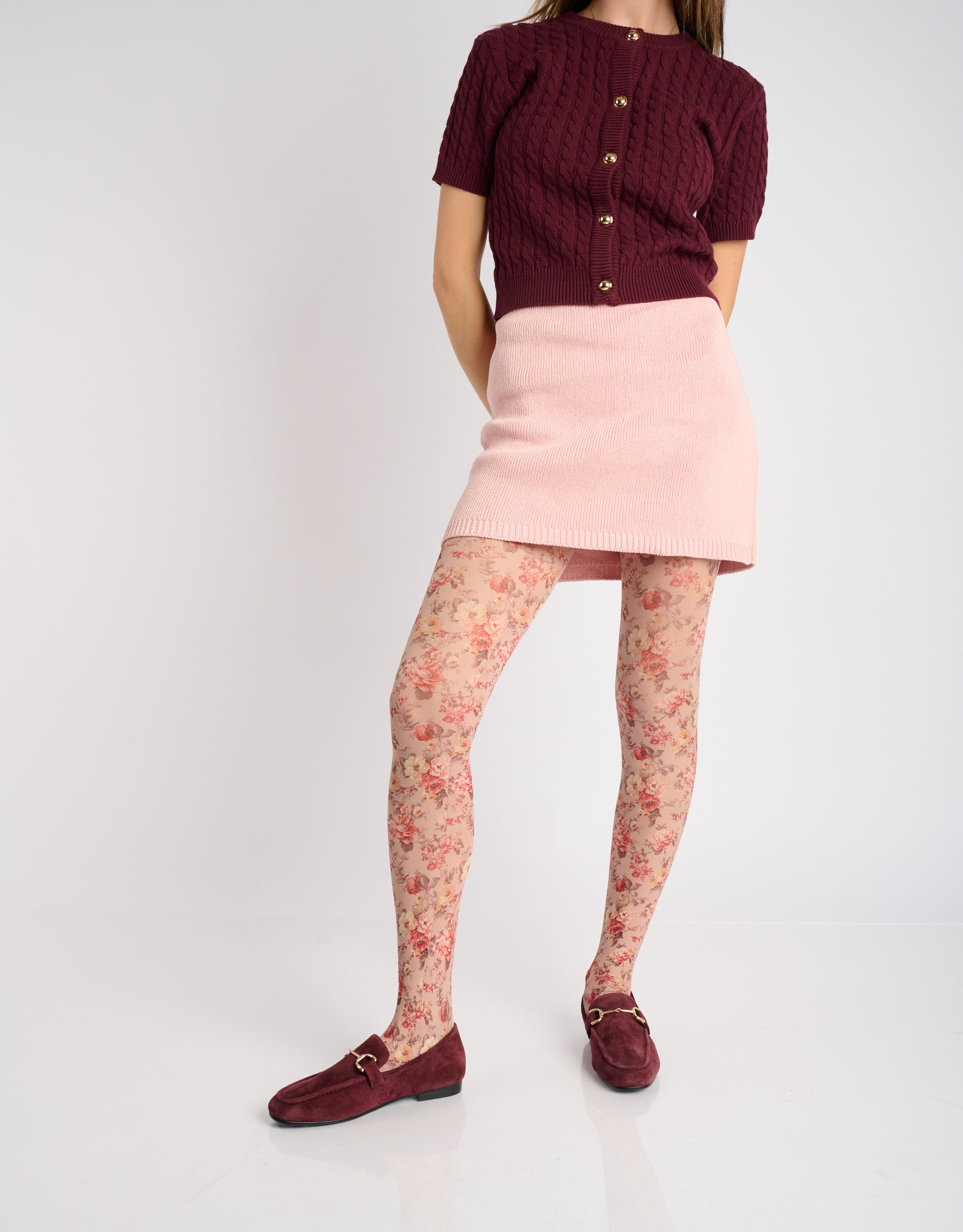 נעלי נשים - Bibi lou - נעלי מוקסין זמש ASHE - בורדו2