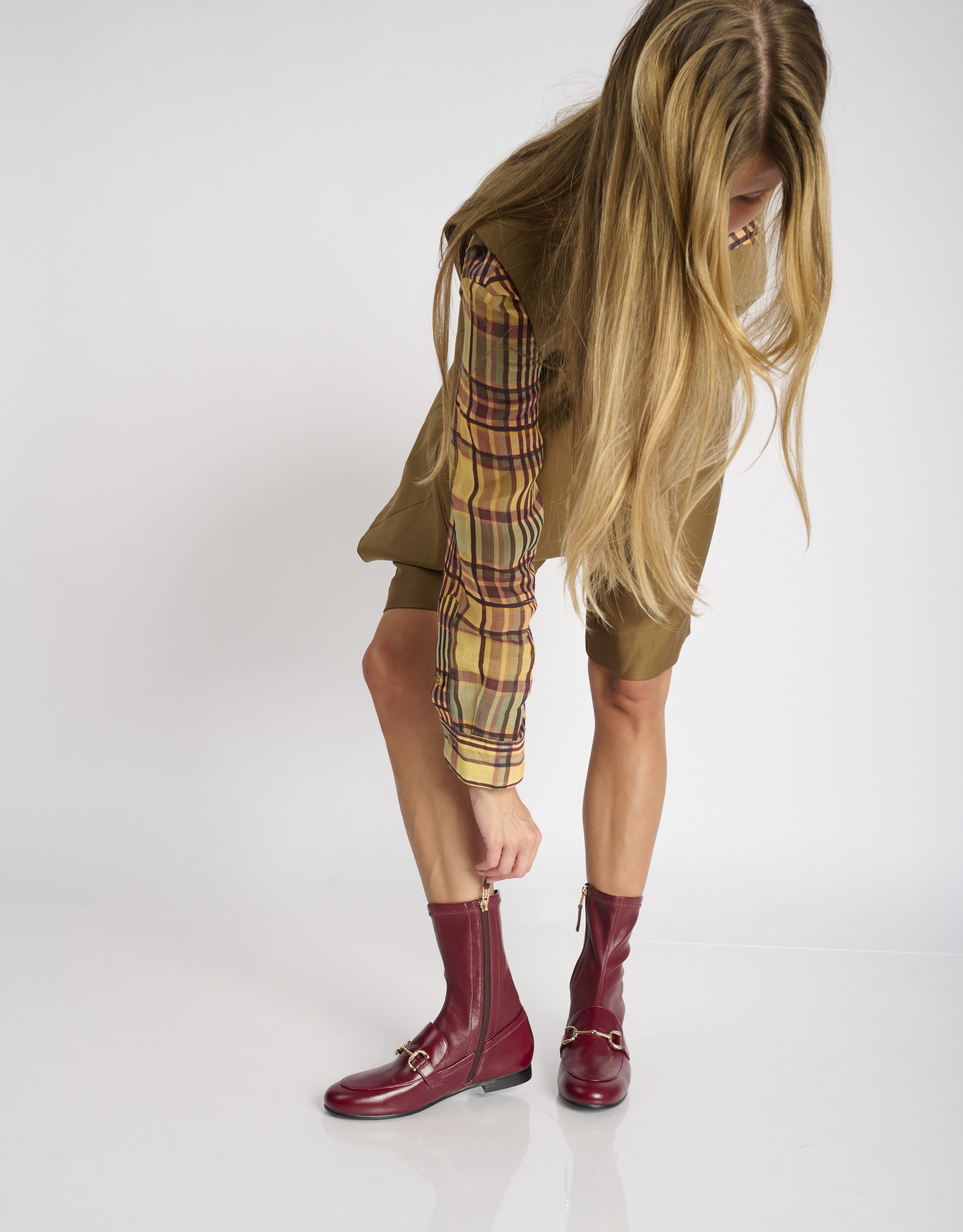 נעלי נשים - Bibi lou - מגפונים ASHE - בורדו1