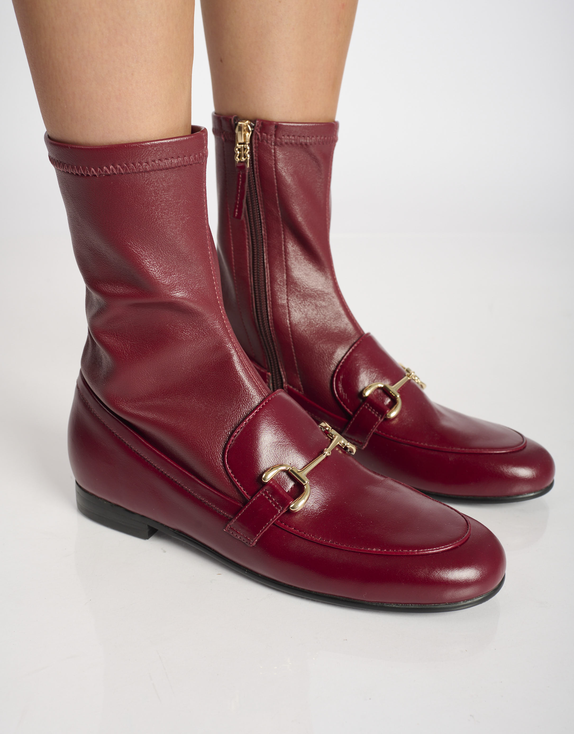 נעלי נשים - Bibi lou - מגפונים ASHE - בורדו2