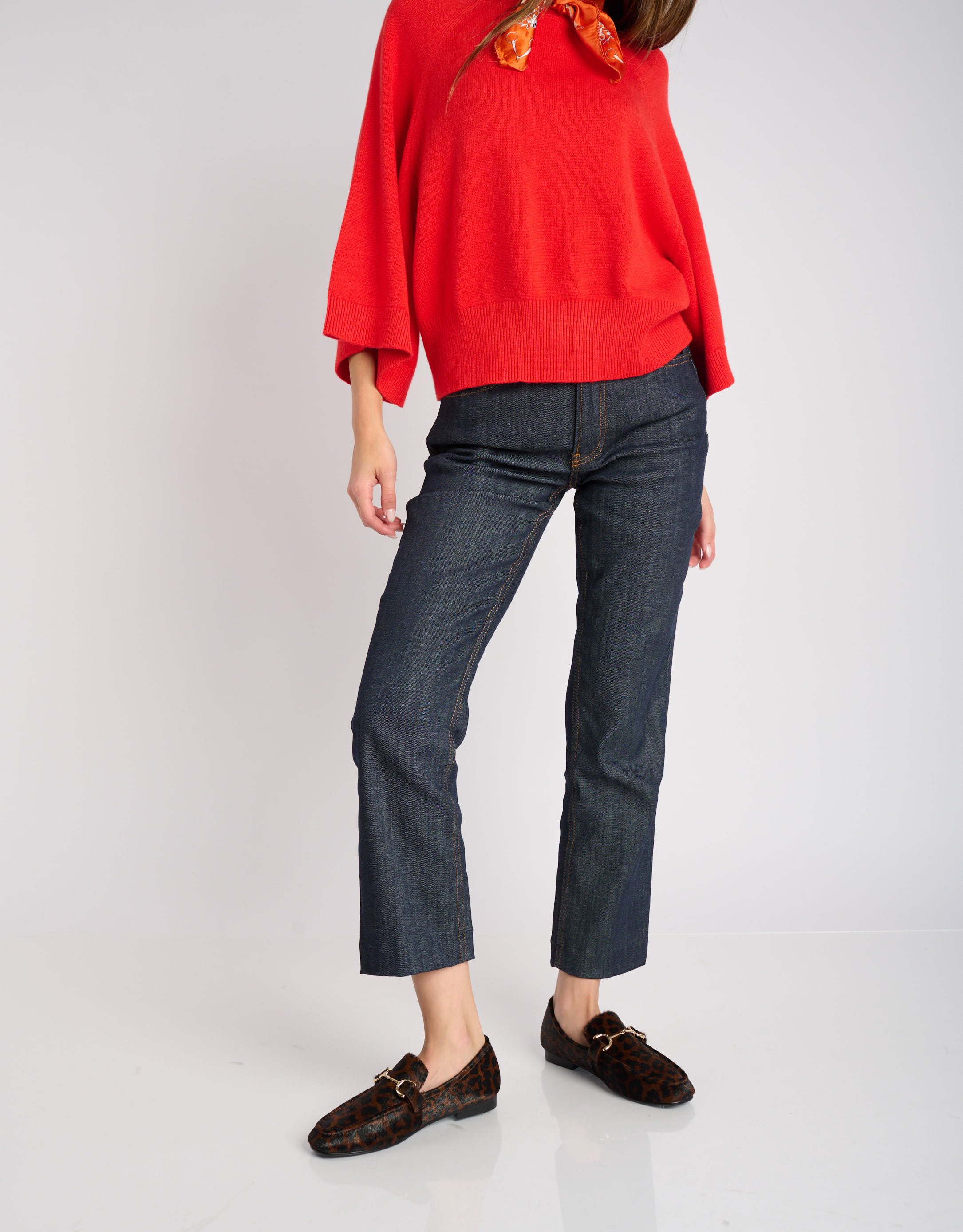 נעלי נשים - Bibi lou - נעלי מוקסין עם הדפס ASHE - נמר3