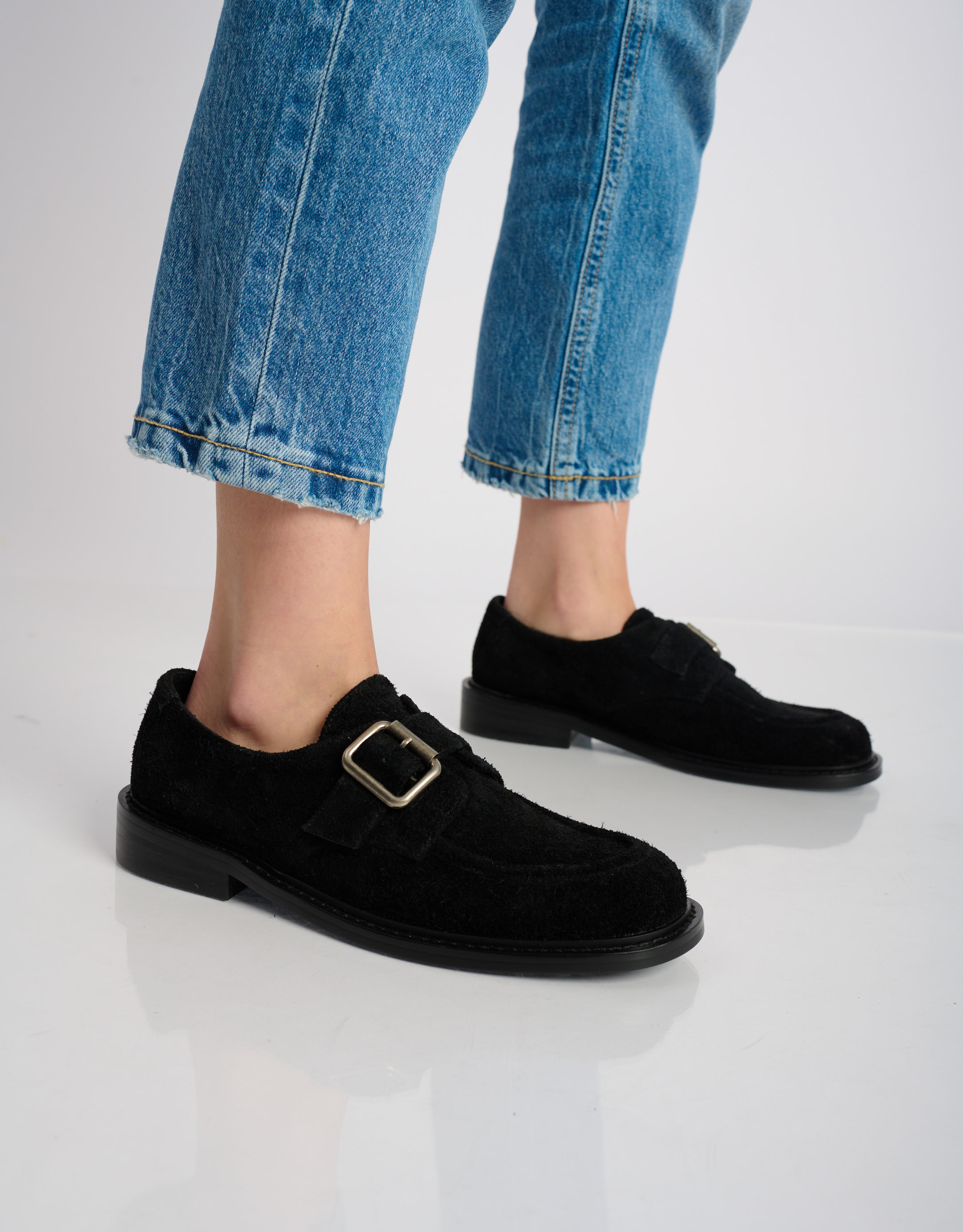 נעלי נשים - Bibi lou - נעלי מוקסין VEGA - שחור3