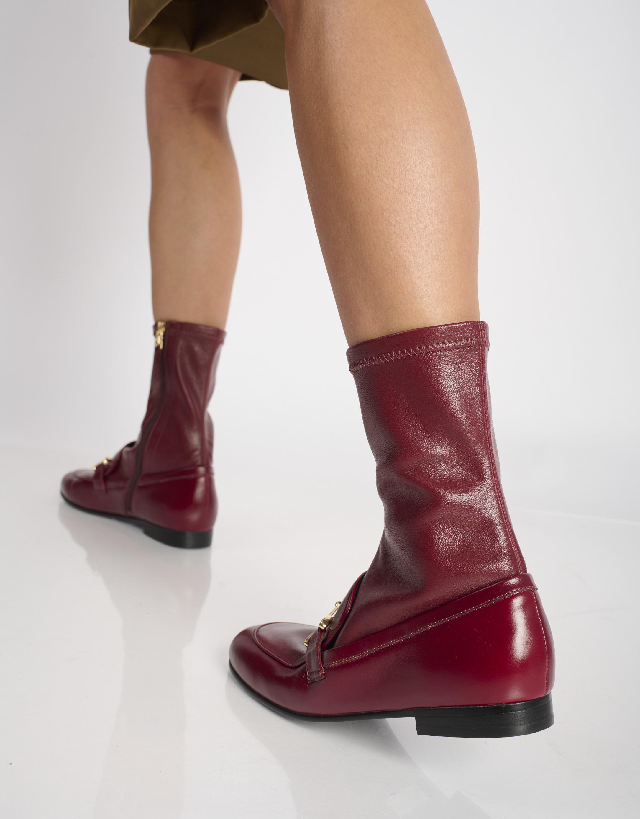 נעלי נשים - Bibi lou - מגפונים ASHE - בורדו4