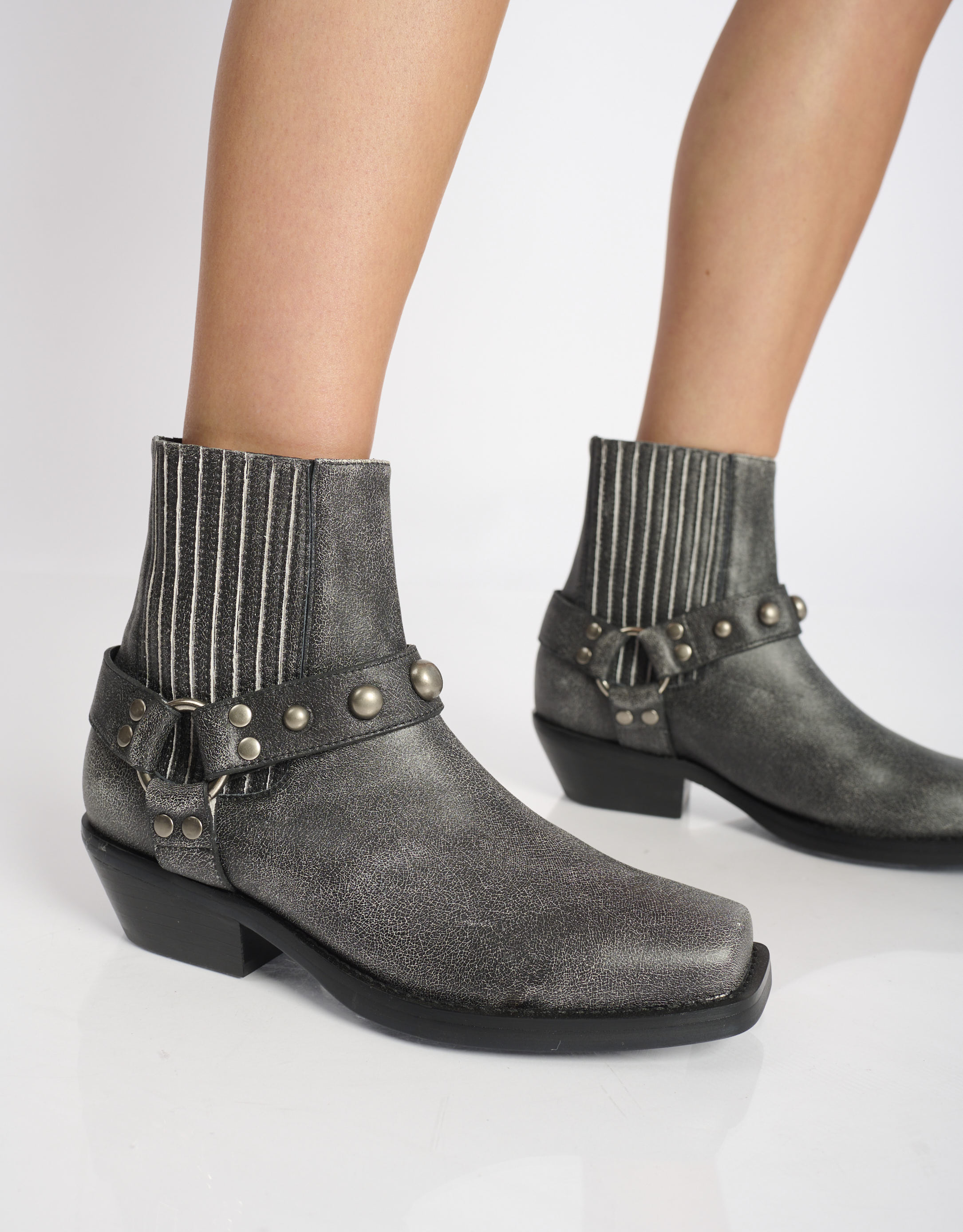 נעלי נשים - Bibi lou - מגפוני בוקרים ANANDA - שחור מיוחד2