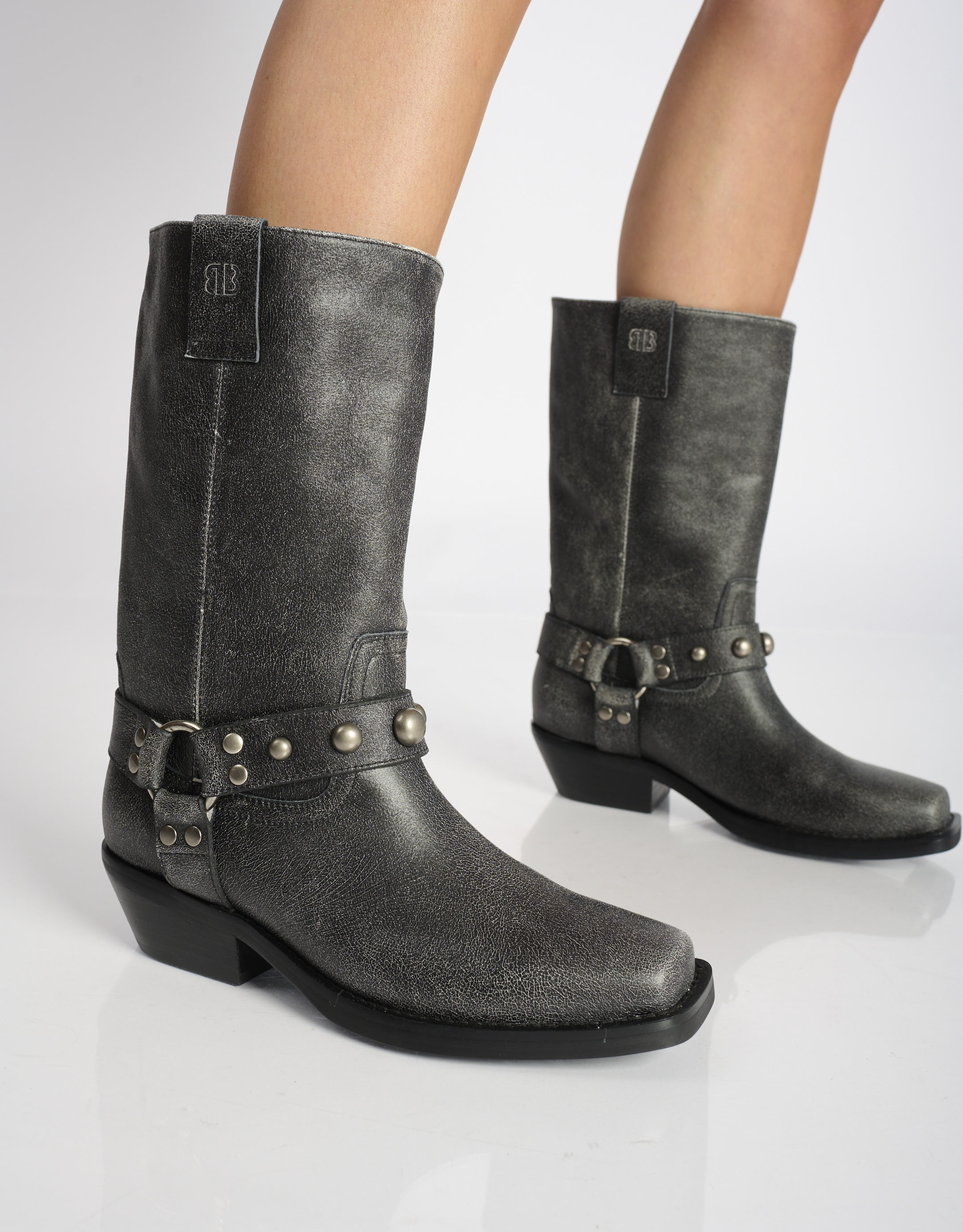 נעלי נשים - Bibi lou - מגפי בוקרים ANANDA - שחור מיוחד2