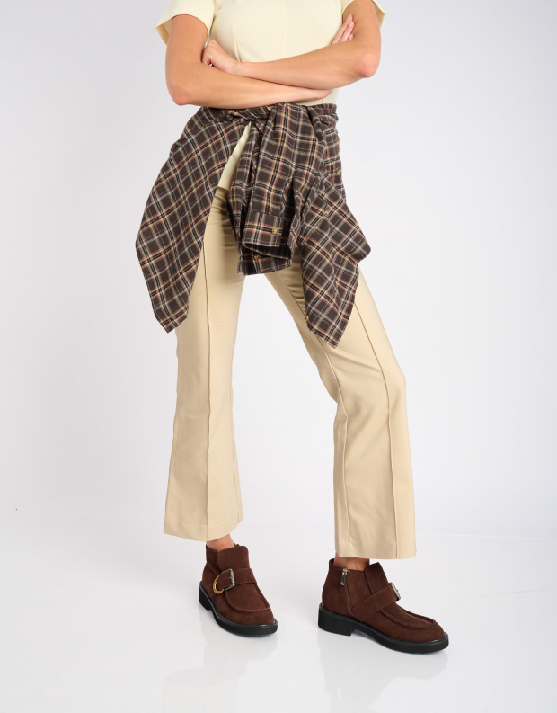 נעלי נשים - Bibi lou - מגפונים KIMIA - חום כהה