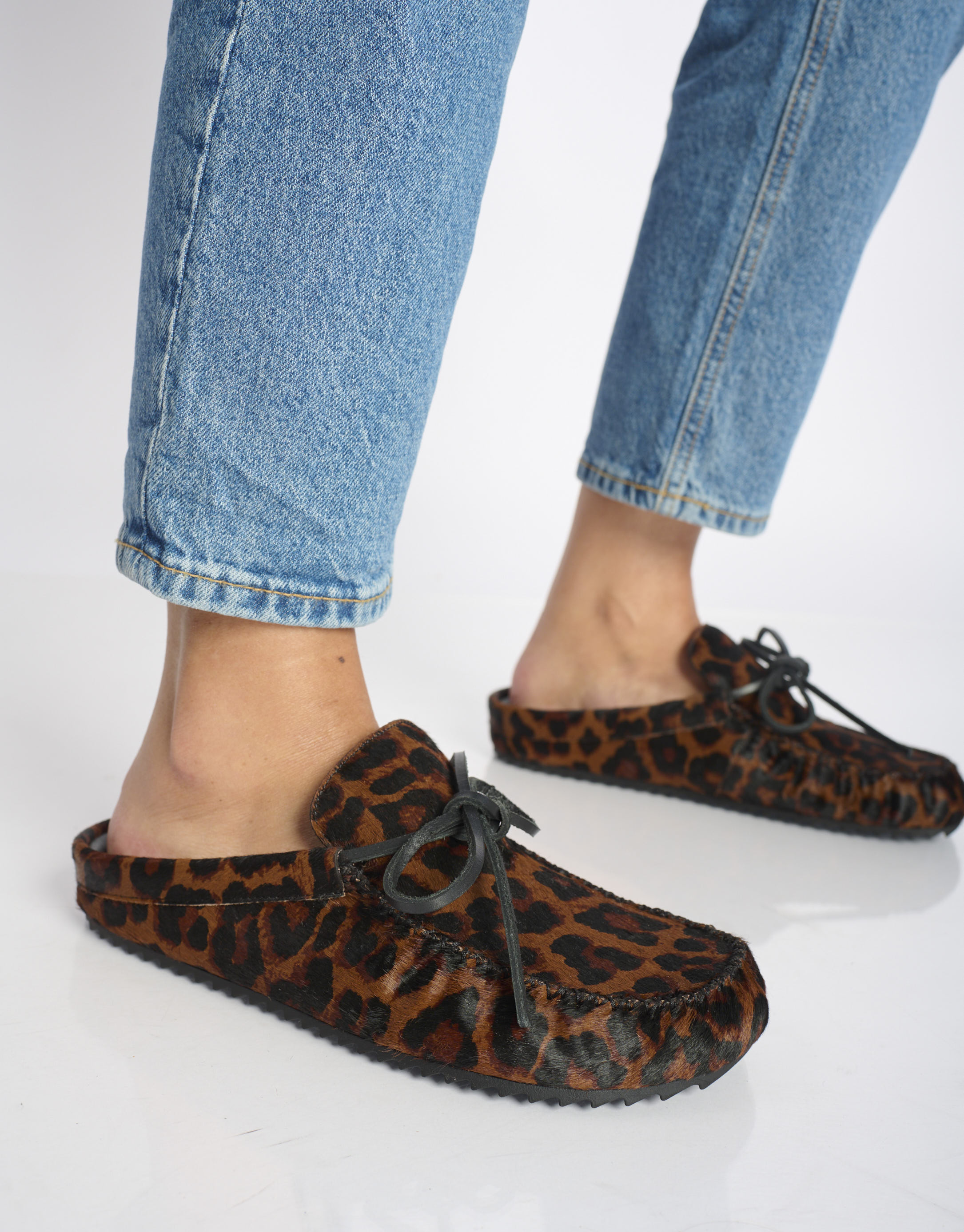 נעלי נשים - Bibi lou - כפכפים עם הדפס ALEXIA - נמר1