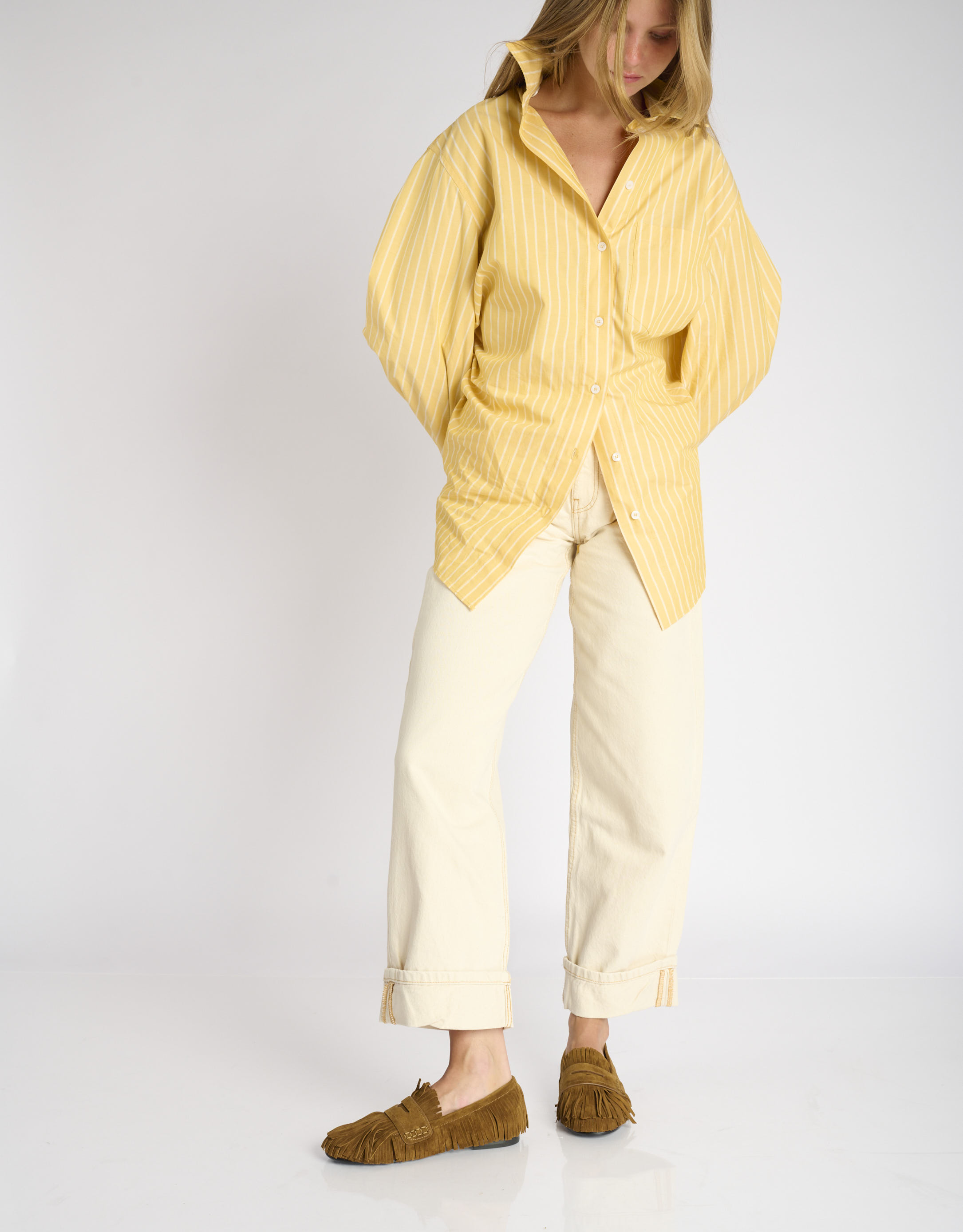 נעלי נשים - Bibi lou - נעלי מוקסין MIZAR - קאמל2