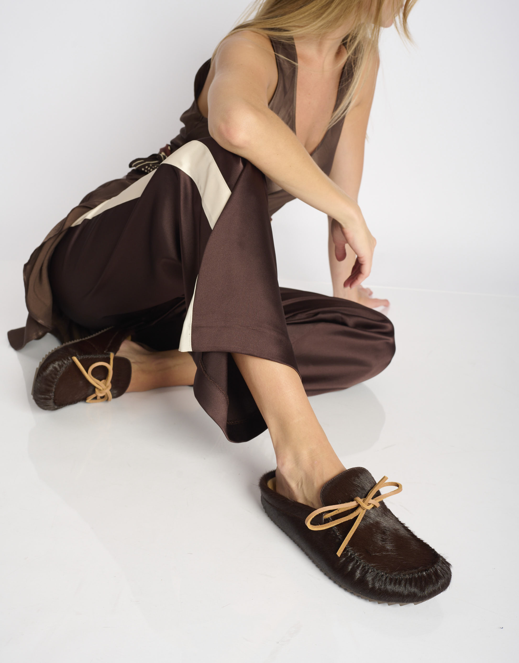 נעלי נשים - Bibi lou - כפכפים ALEXIA - חום כהה2