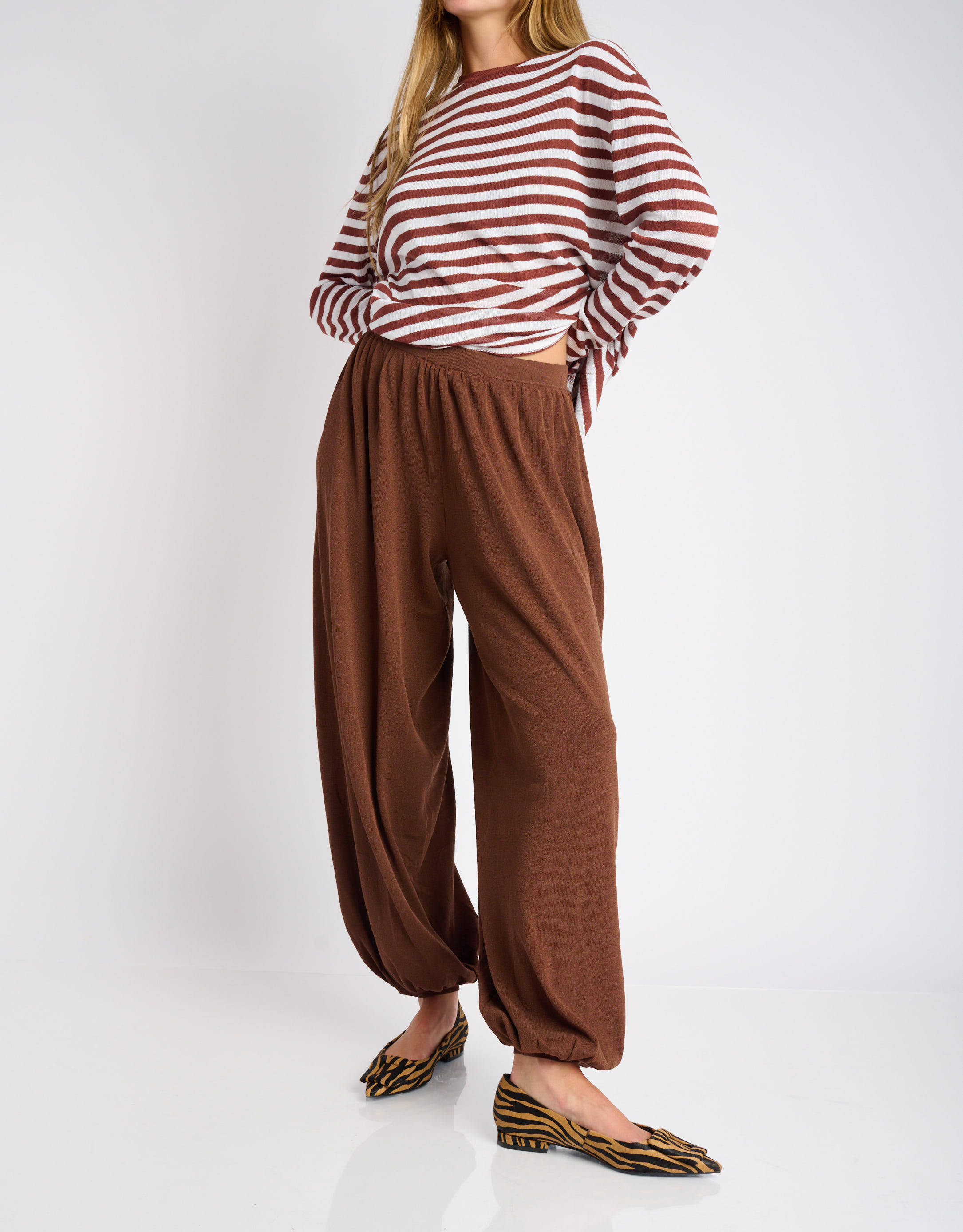 נעלי נשים - Bibi lou - נעלי סירה עם הדפס BONNIE - זברה2