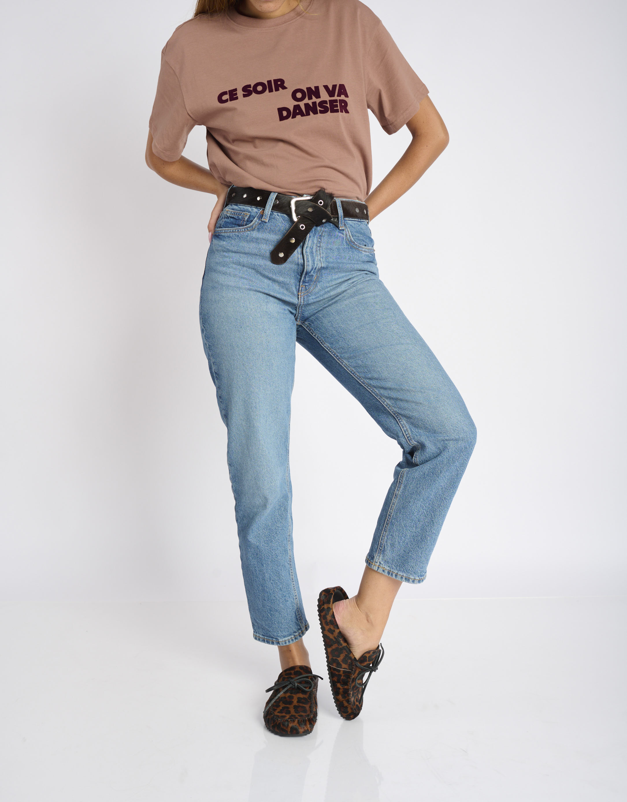 נעלי נשים - Bibi lou - כפכפים עם הדפס ALEXIA - נמר3