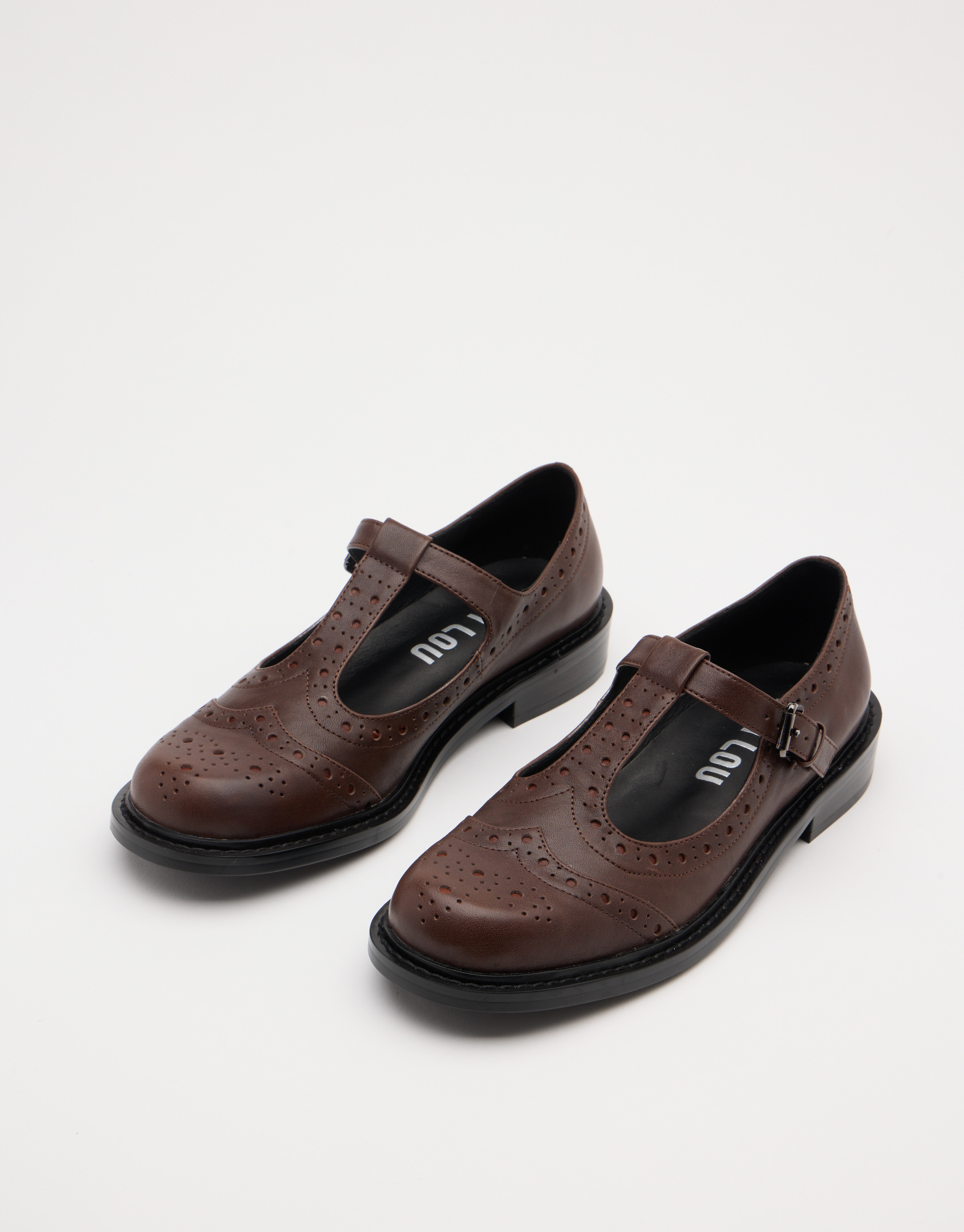 נעלי נשים - Bibi lou - נעלי בובה MAIA - חום כהה3